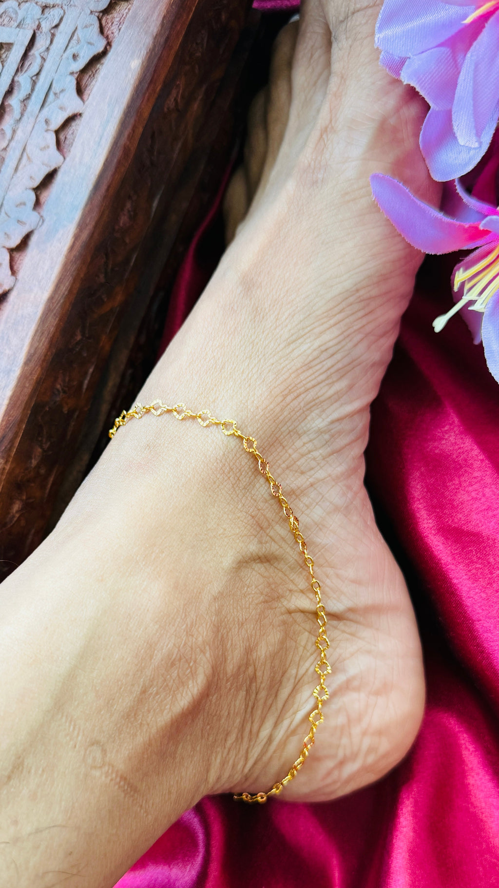 Twinkle Ring Thin Anklets RJ248