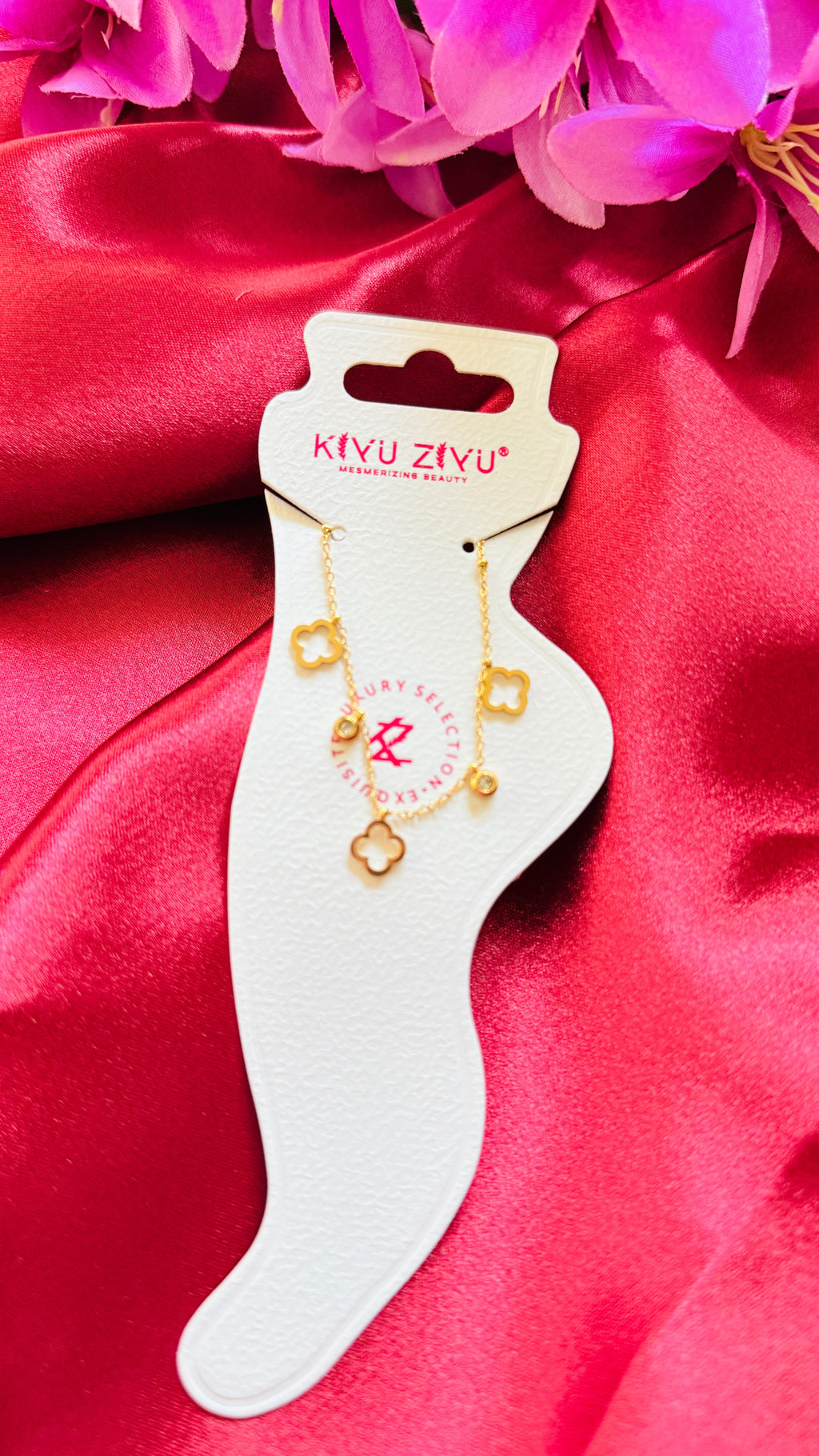 Daisy Anti tarnish anklets(single feet)RJ102