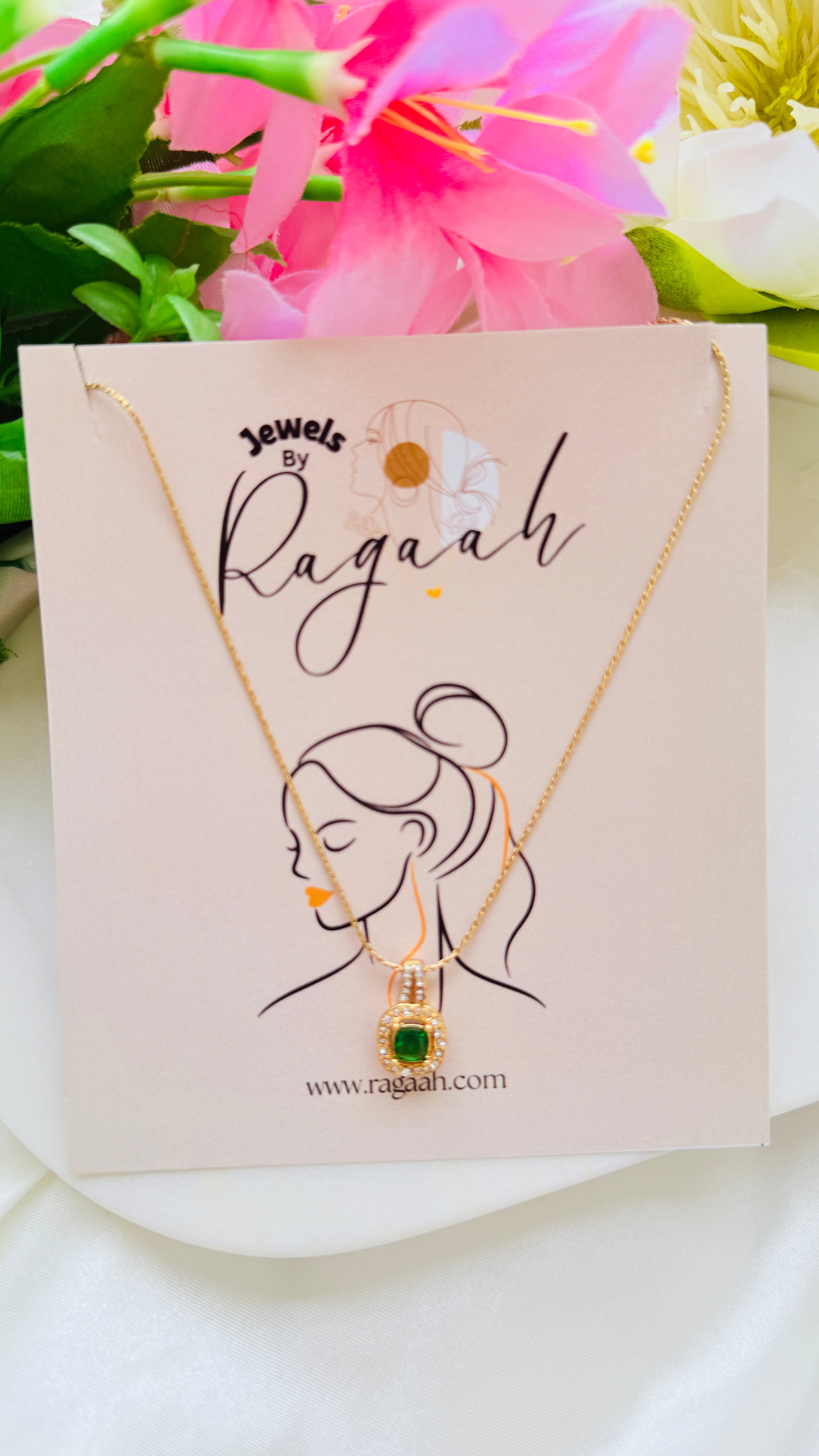 Emerald Queen Antitarnish Neckchain RJ206