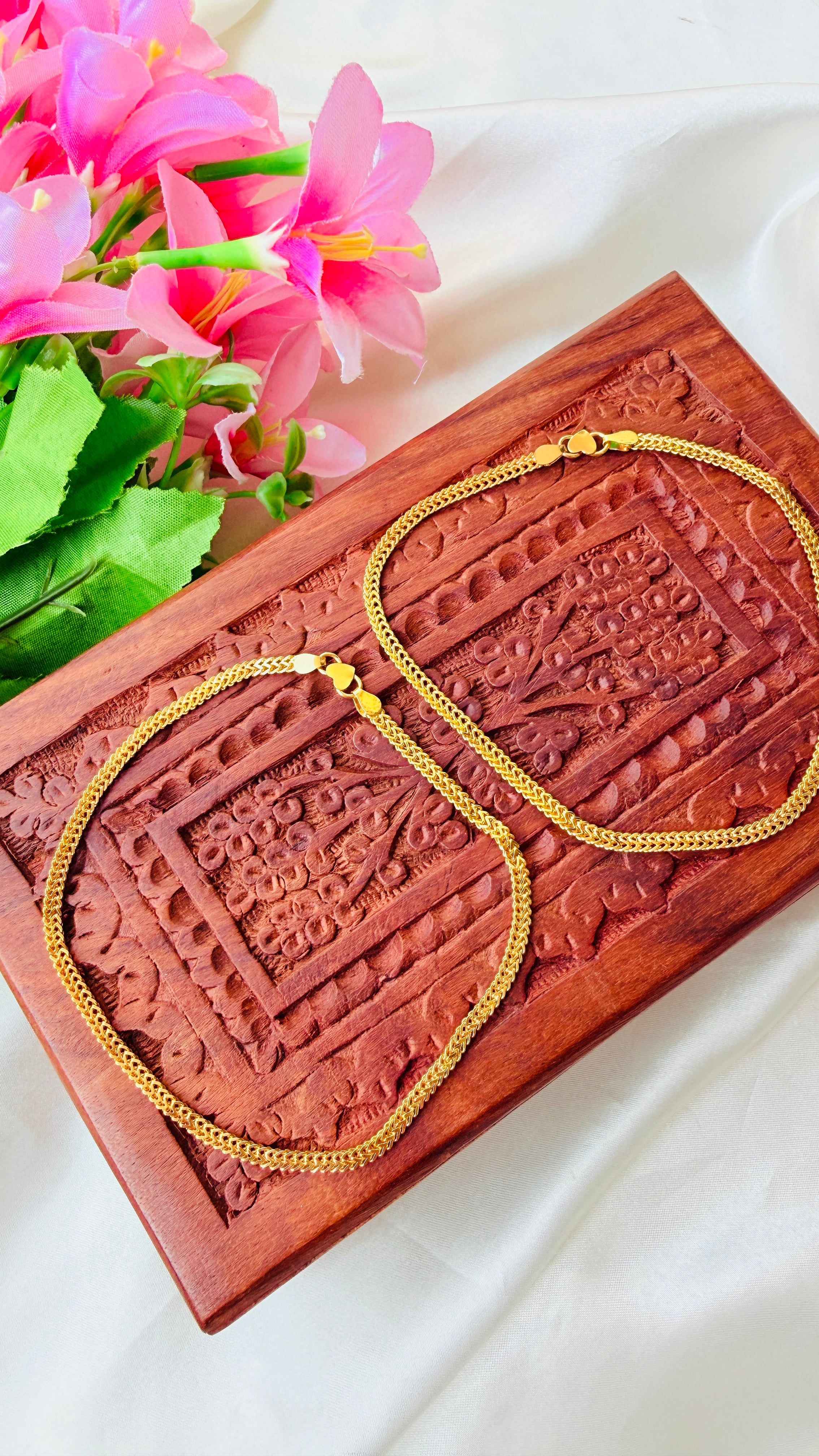 Minnimini Thin Gold Plated Anklets RJ374