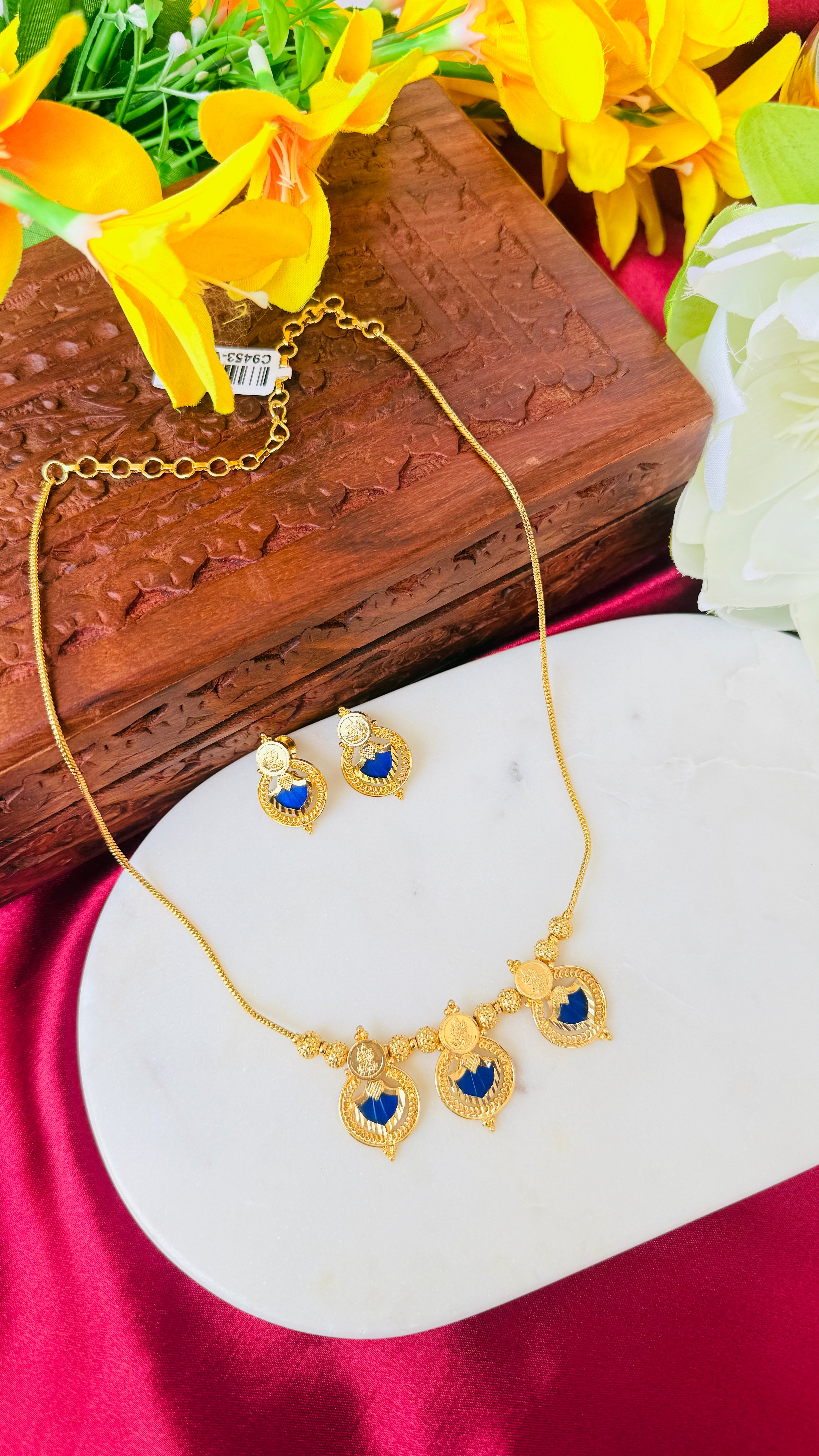 Palakka Short Necklace + Stud RJ352