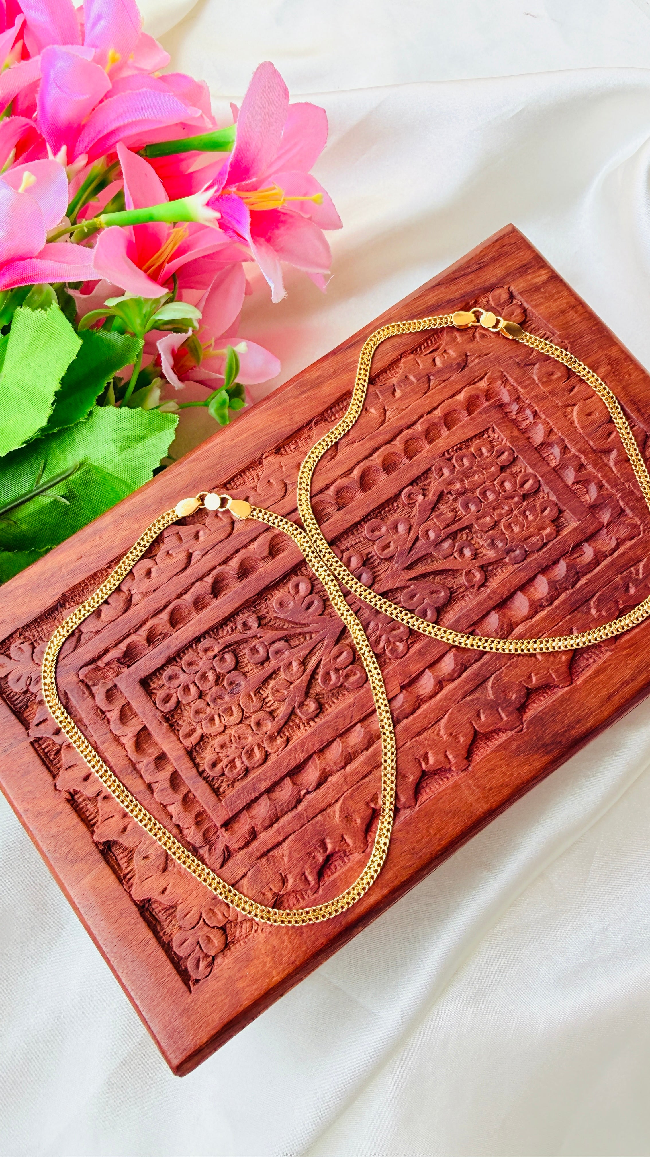 Renkonadi Thin Gold Plated Anklets RJ375