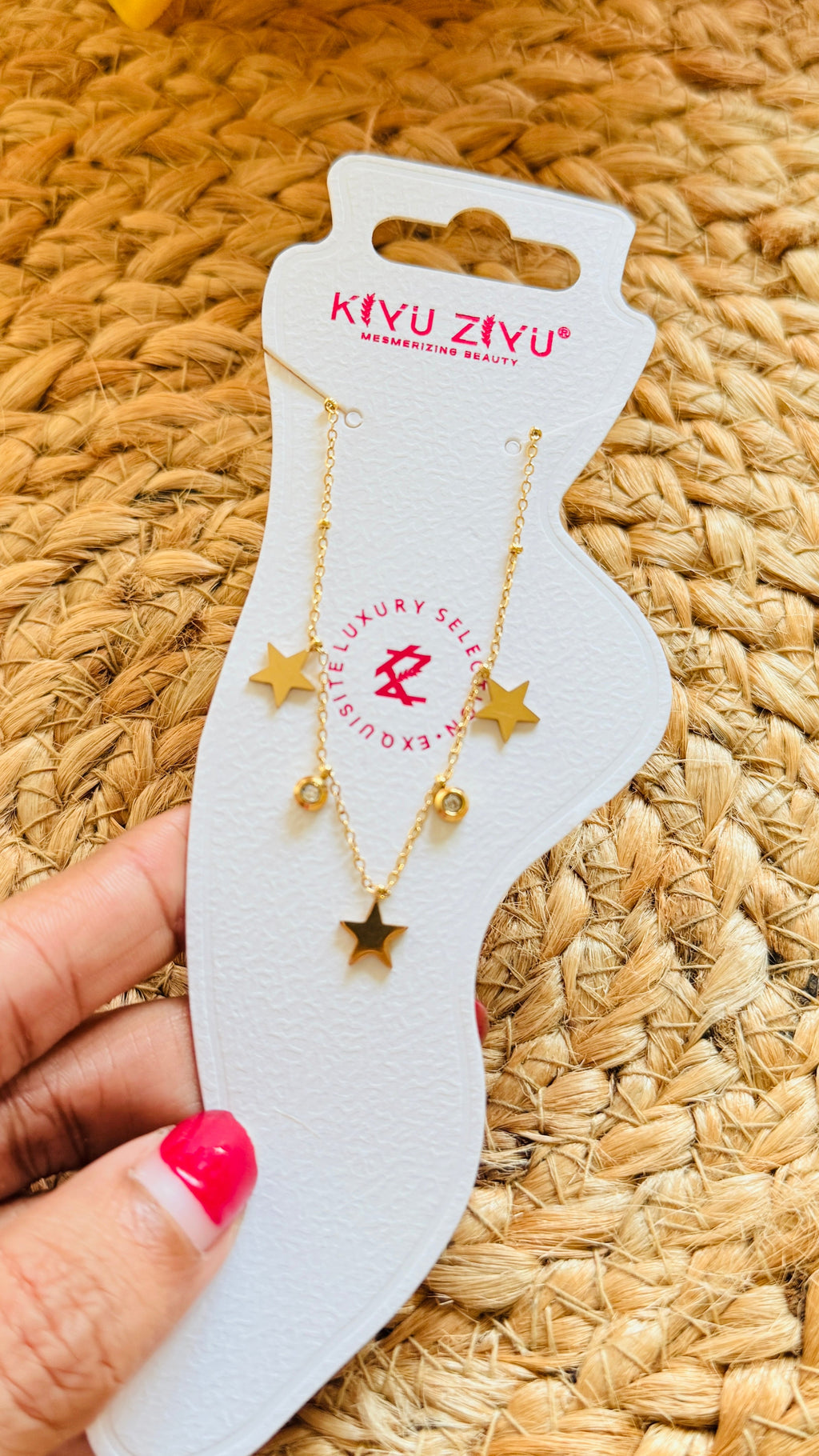 Twinkle Anti tarnish anklets(single feet)RJ100