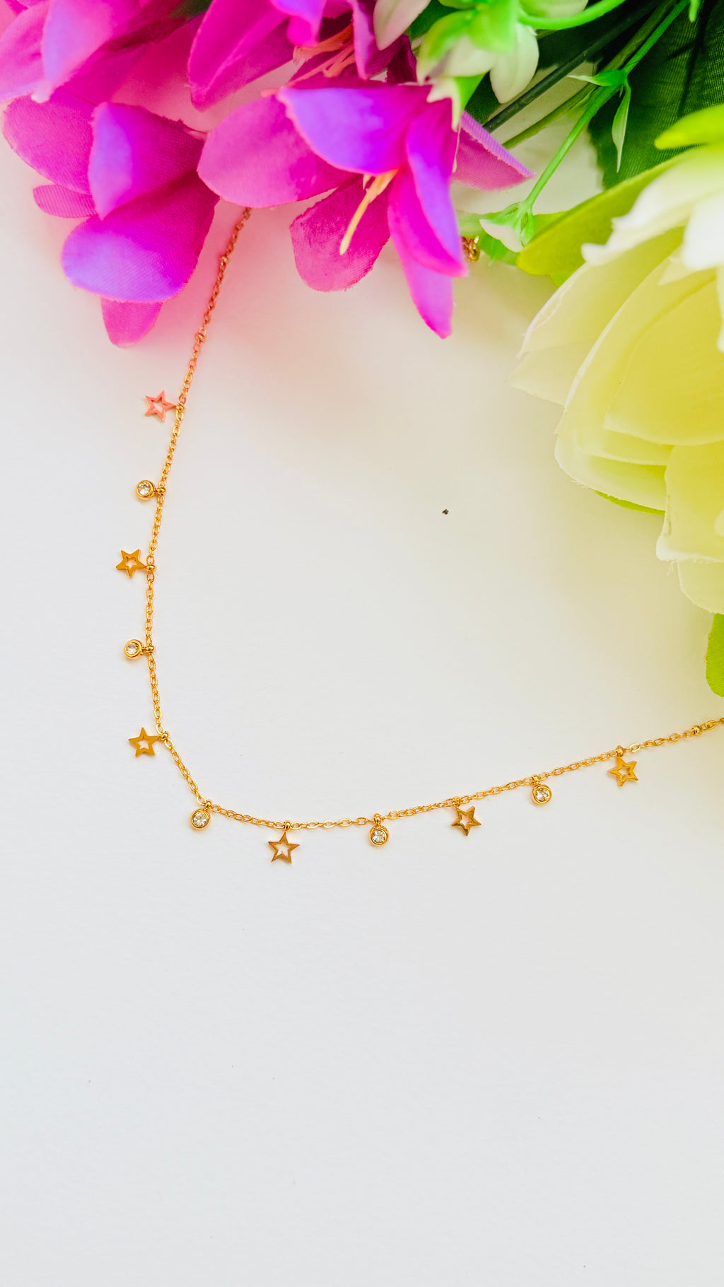 Golden Galaxy Anti Tarnish Necklace RJ243