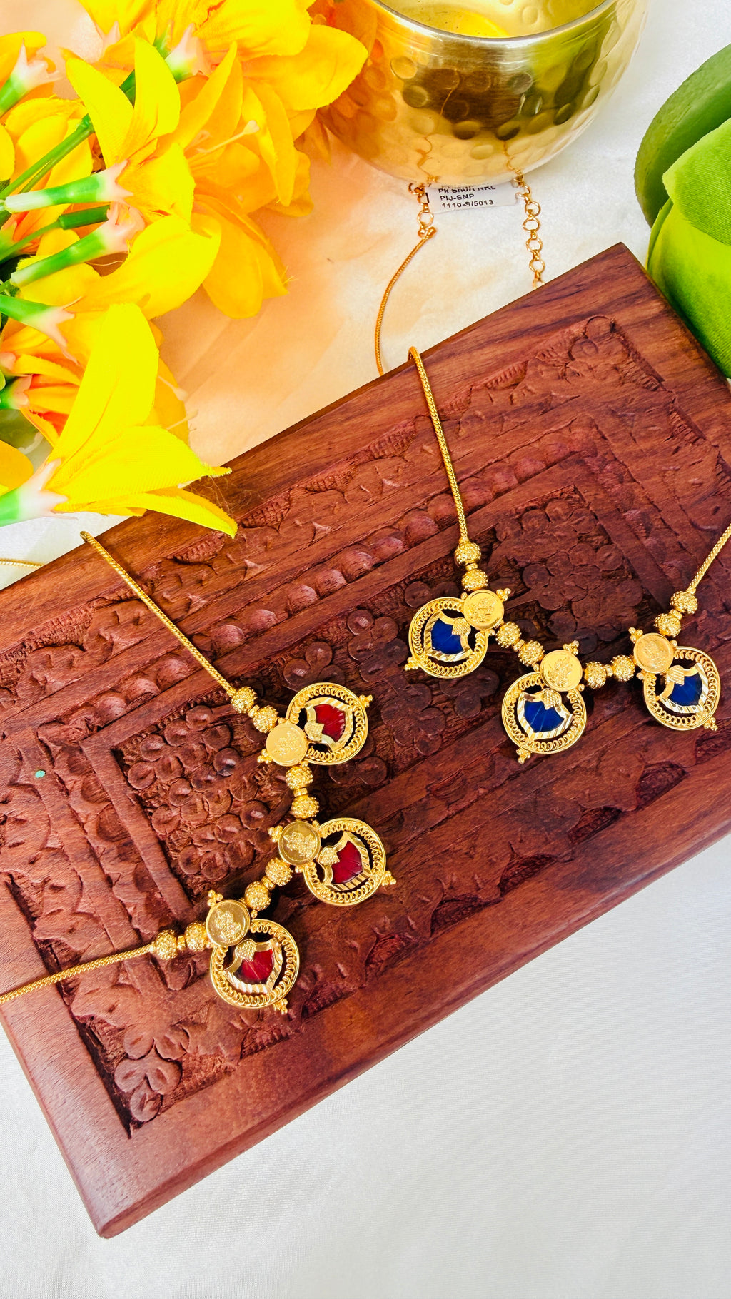 Palakka Short Necklace + Stud RJ352