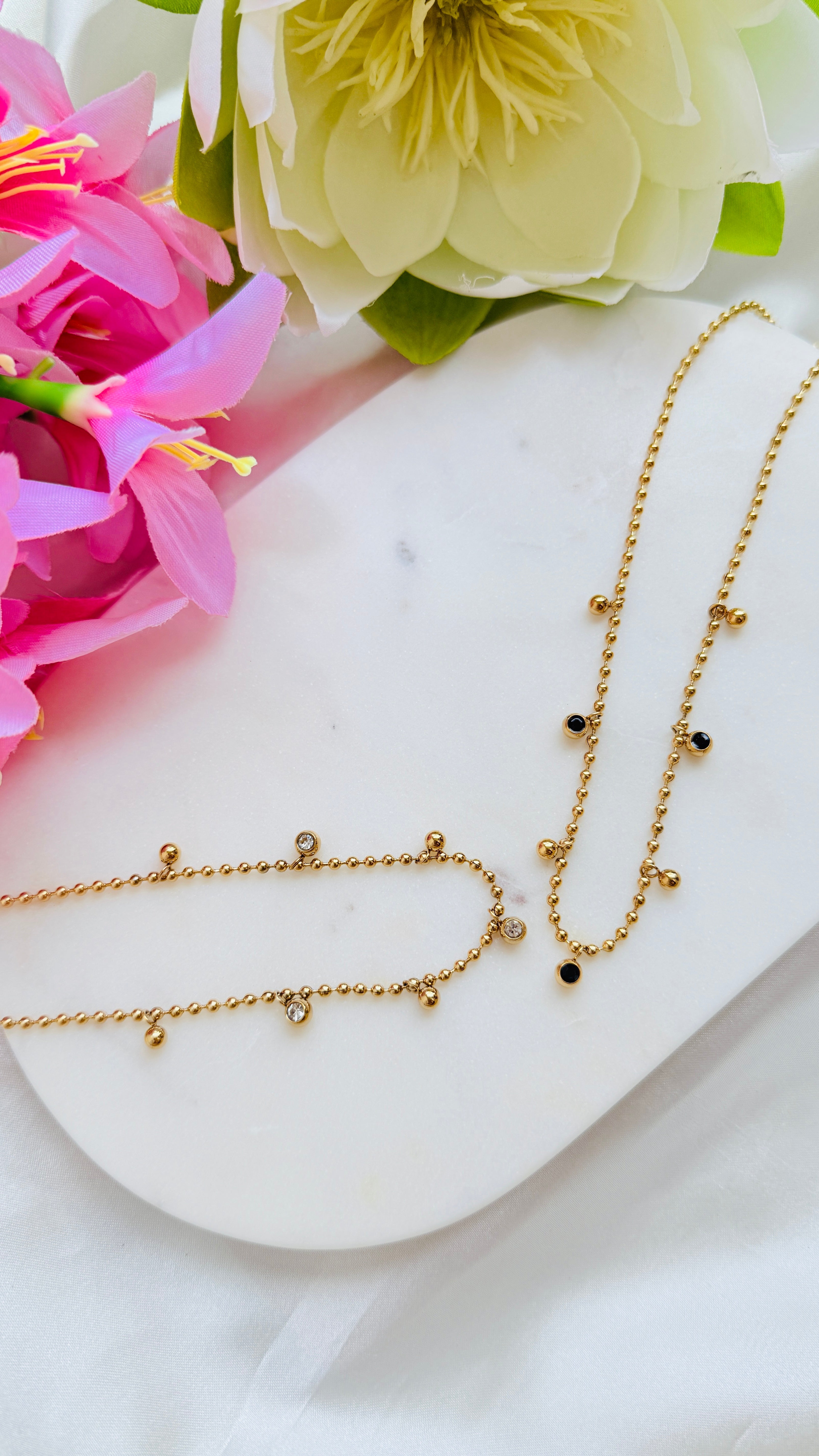 Mystic Drops Anti tarnish stainless steel neck Chain RJ153