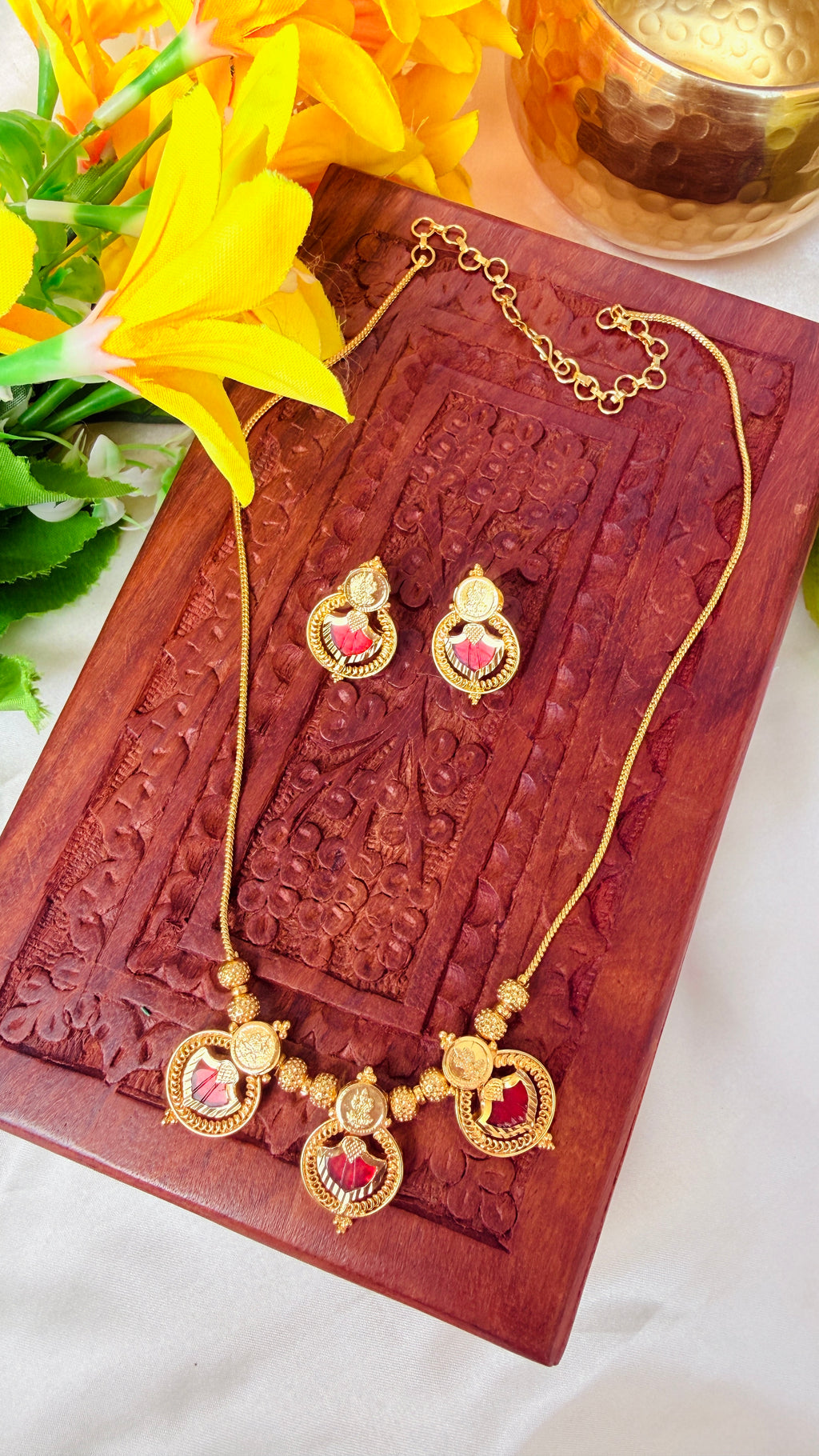 Palakka Short Necklace + Stud RJ352