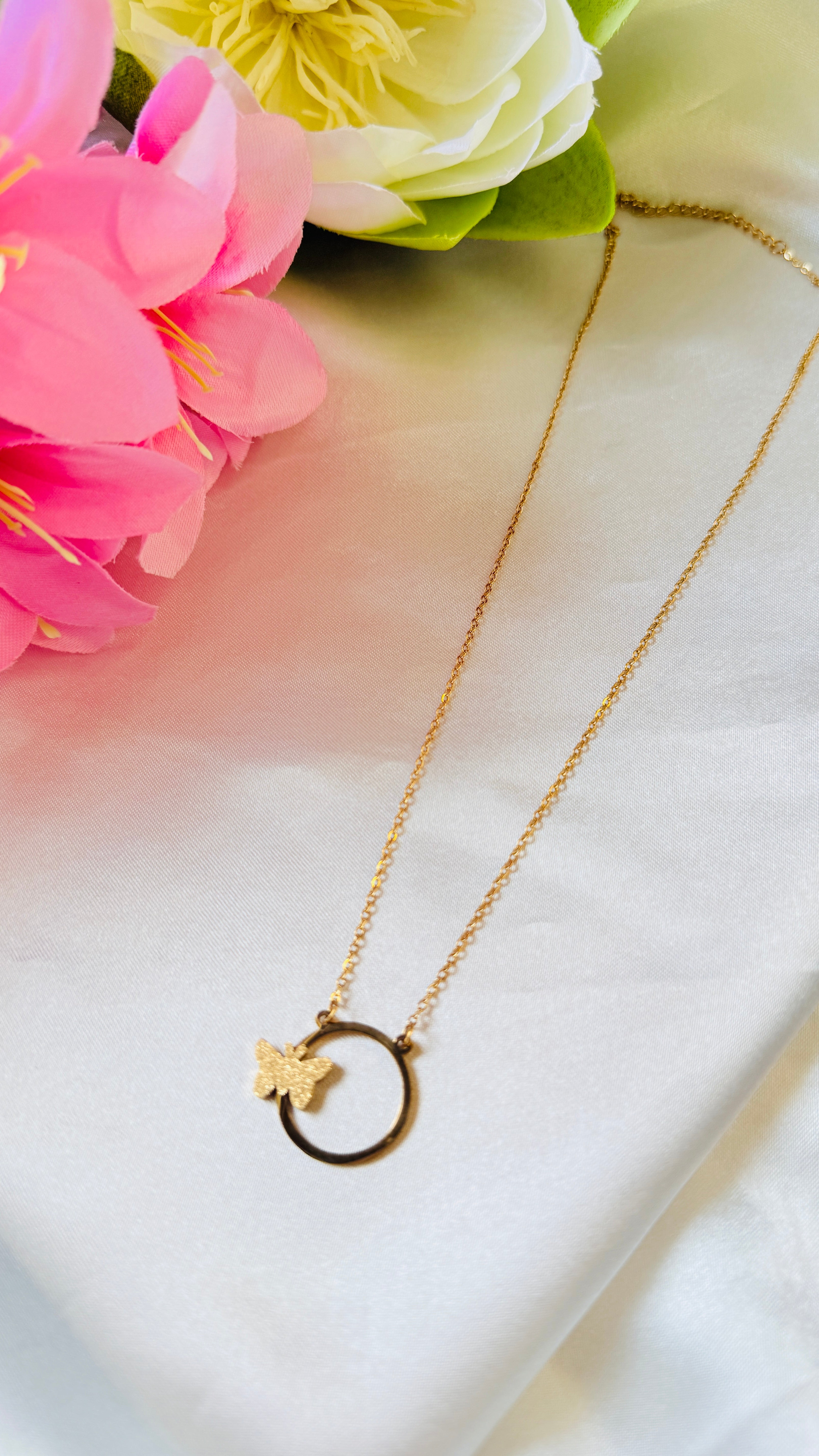 Golden Wings Anti tarnish stainless steel neck Chain RJ136