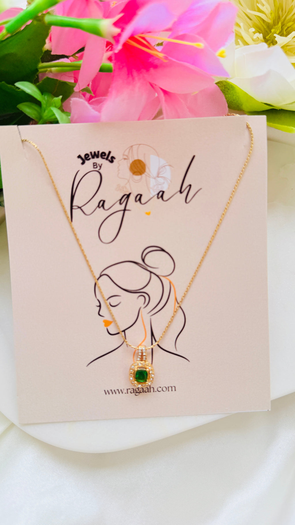 Emerald Queen Antitarnish Neckchain RJ206