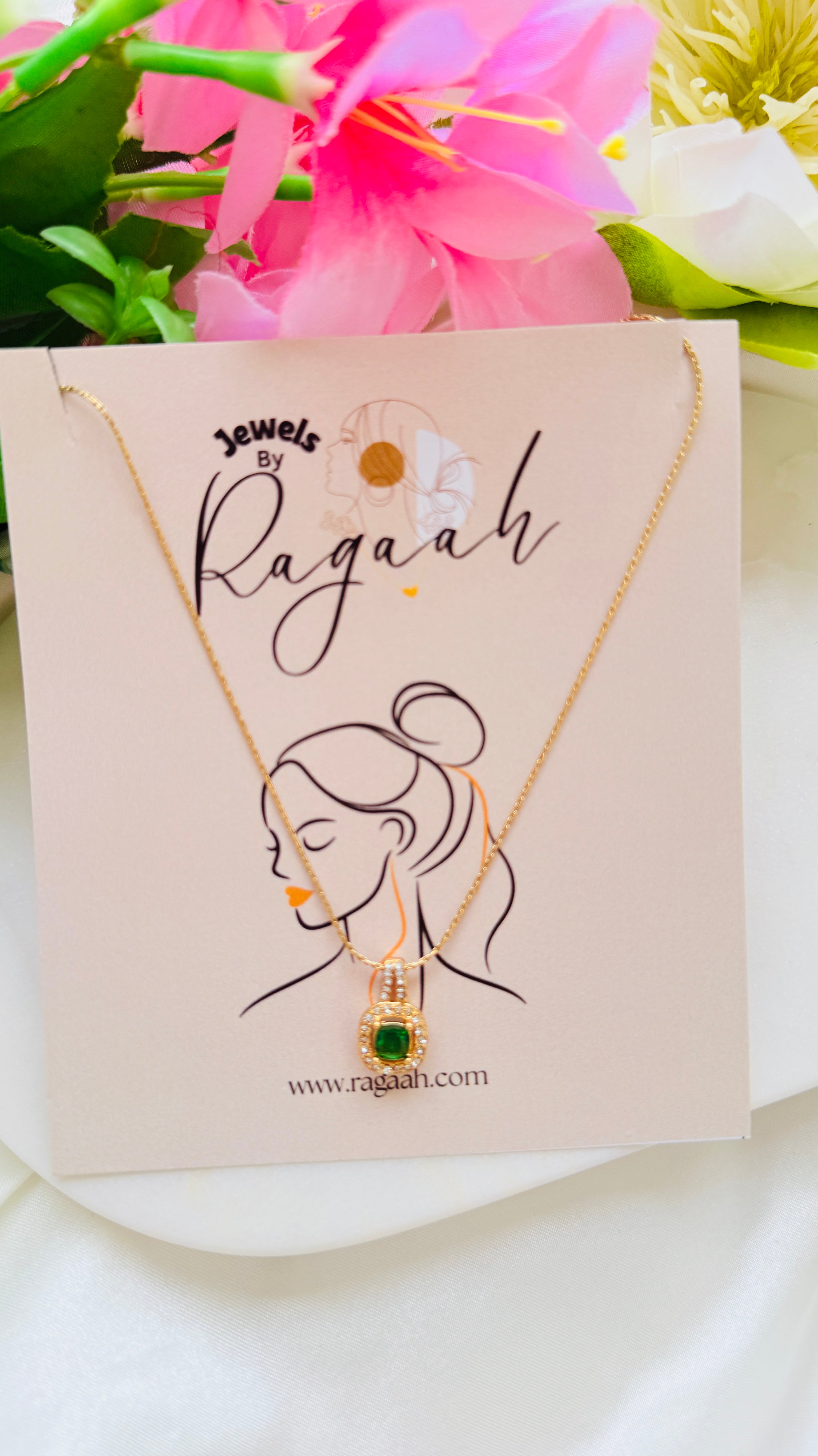 Emerald Queen Antitarnish Neckchain RJ206