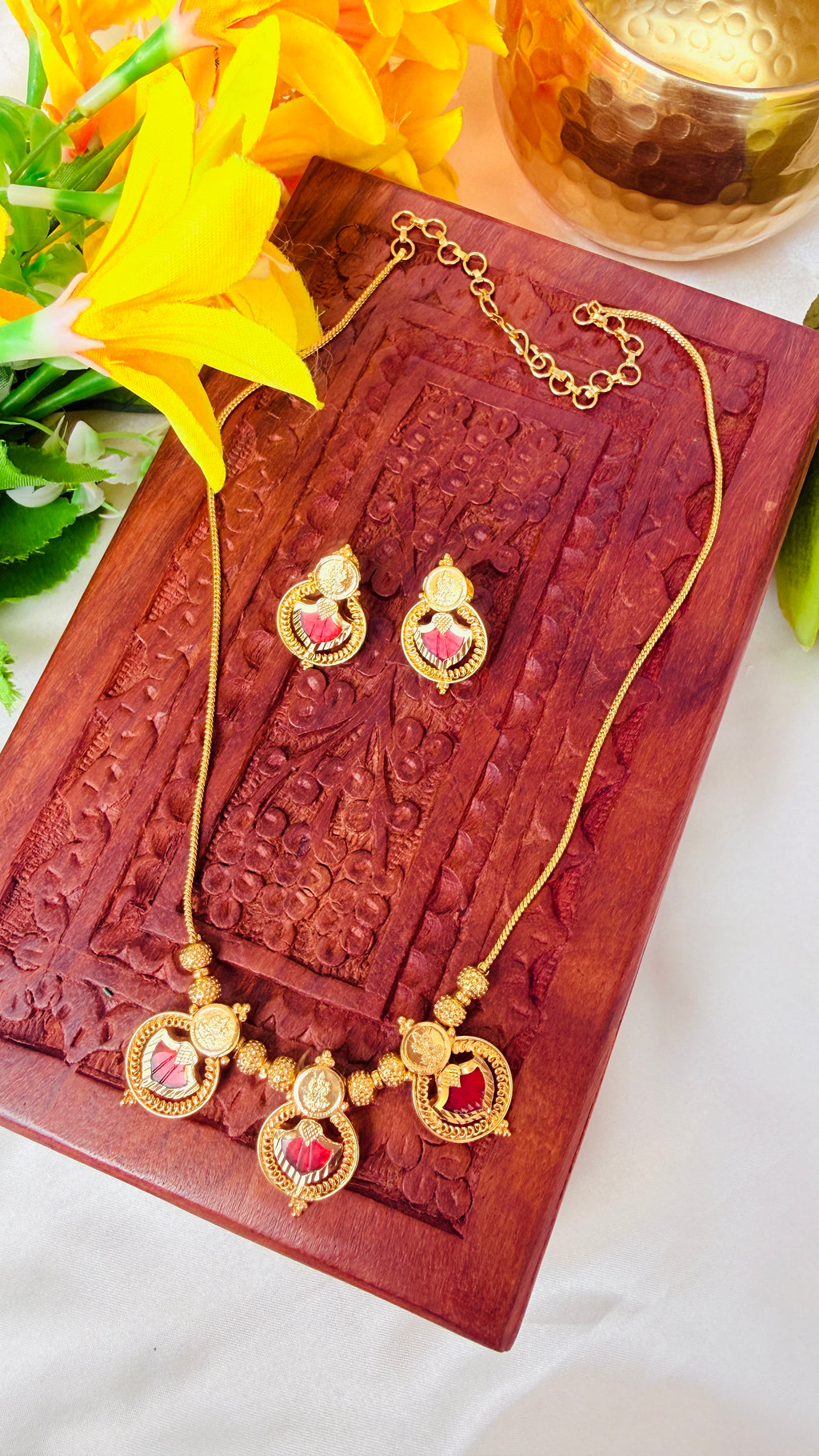 Palakka Short Necklace + Stud RJ352