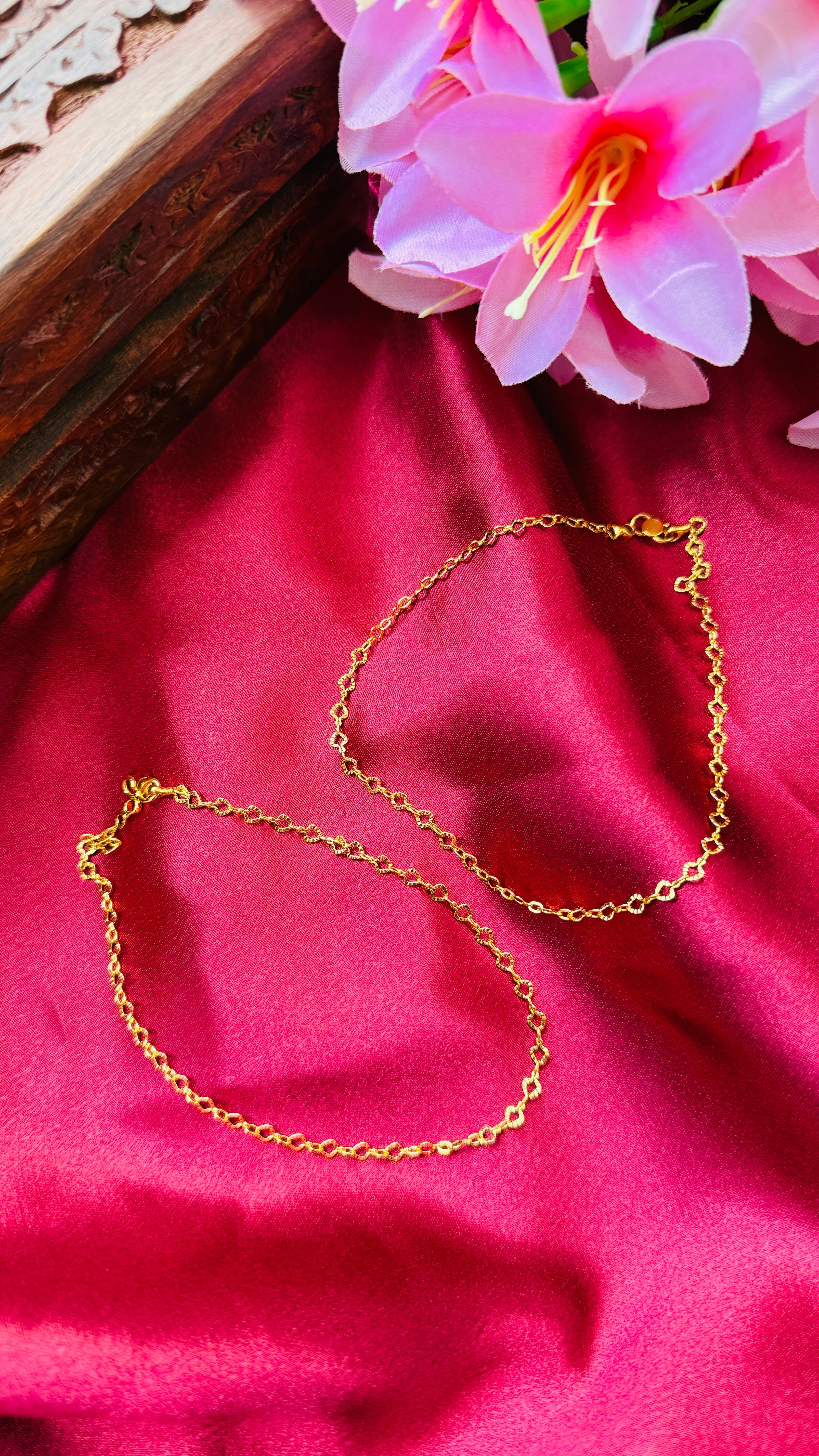 Twinkle Ring Thin Anklets RJ248