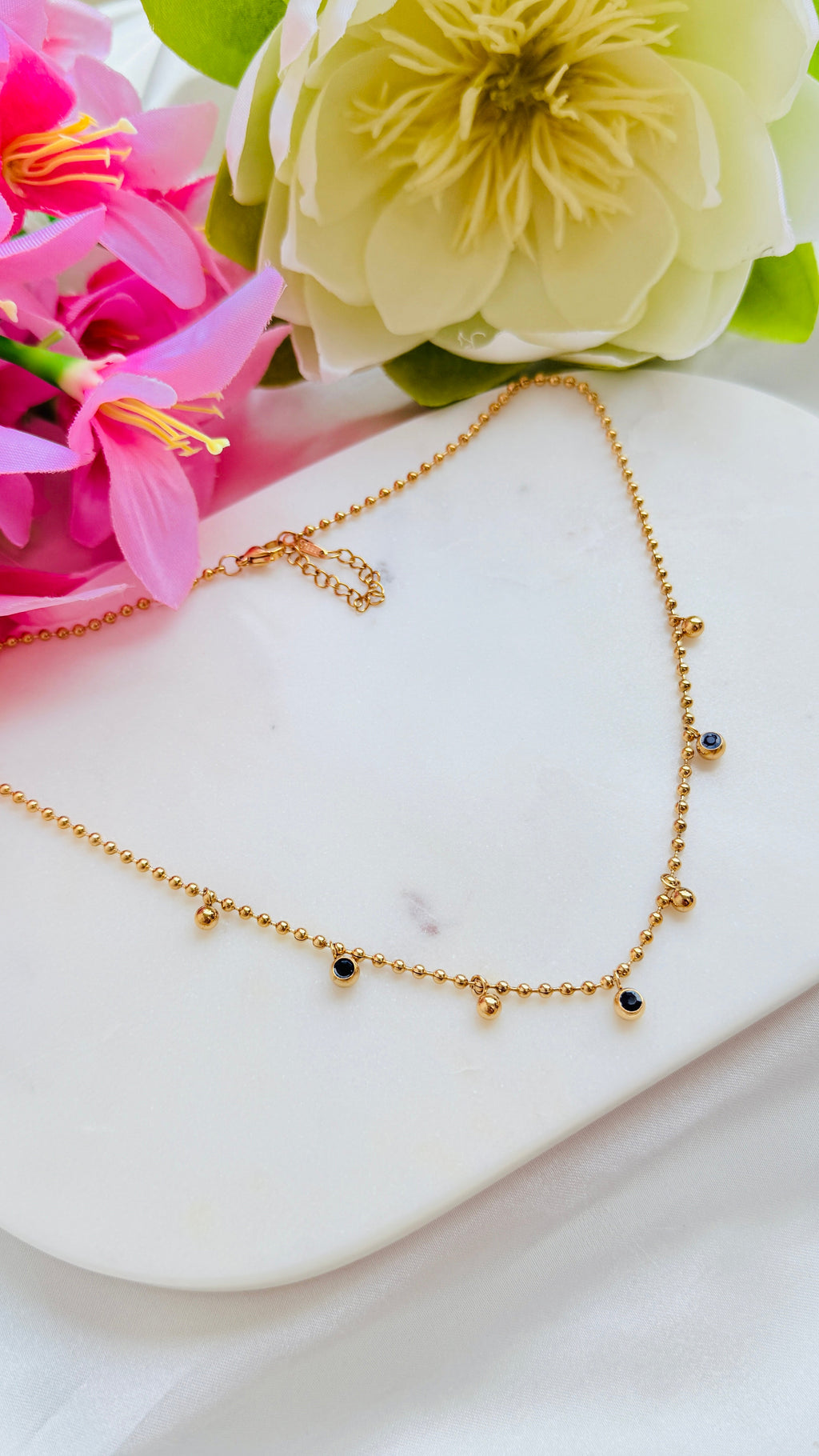 Mystic Drops Anti tarnish stainless steel neck Chain RJ153