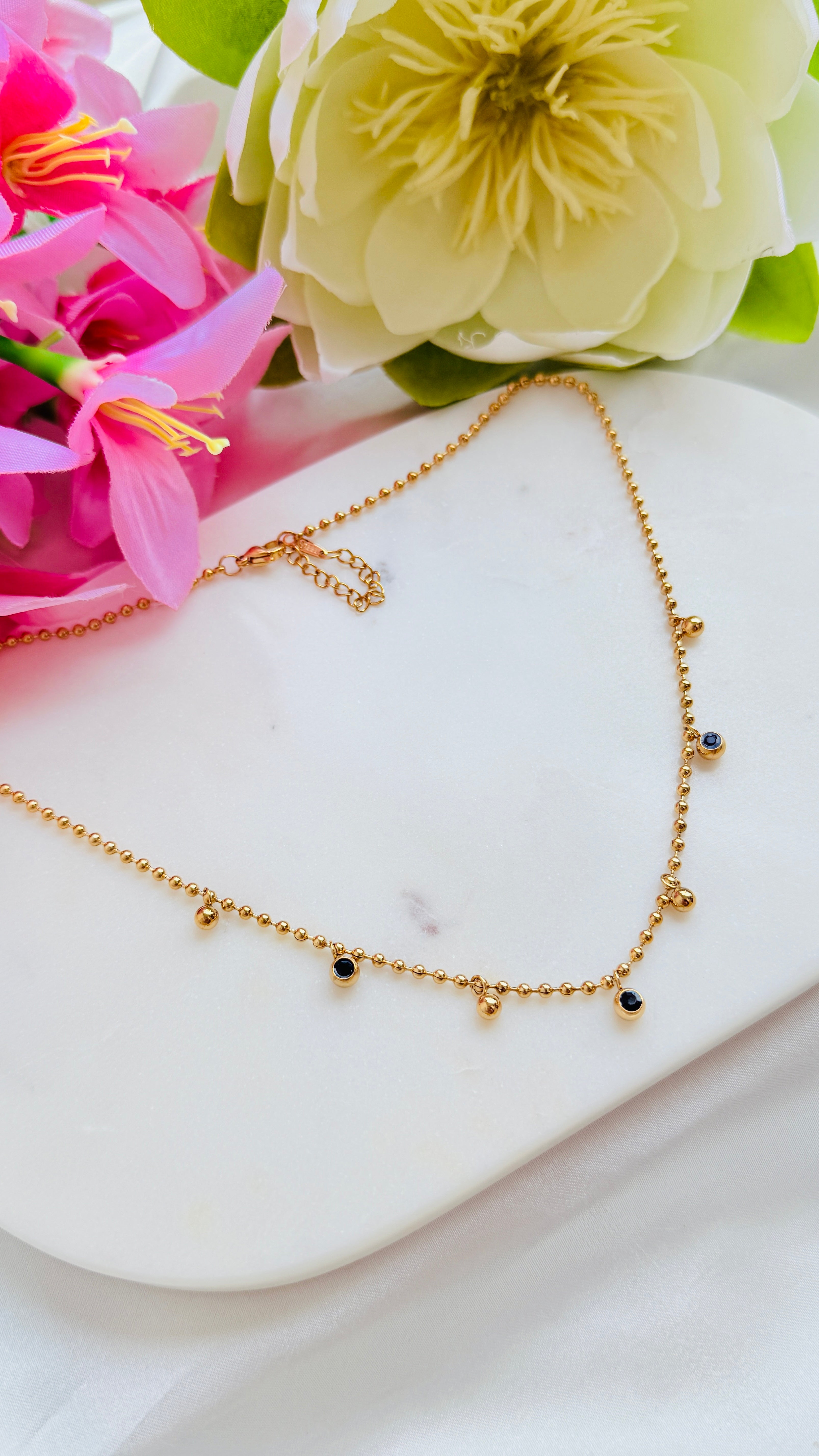 Mystic Drops Anti tarnish stainless steel neck Chain RJ153