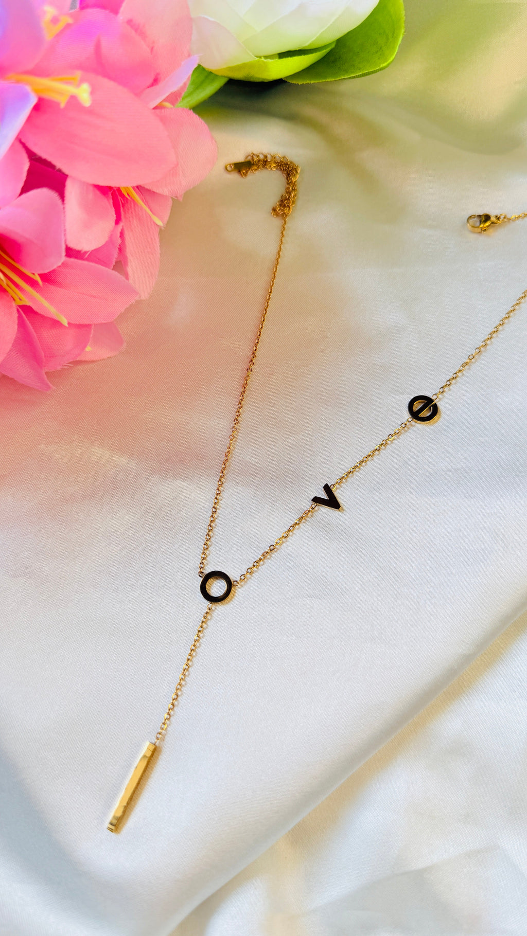 Infinitt Love Anti tarnish stainless steel neck Chain RJ138