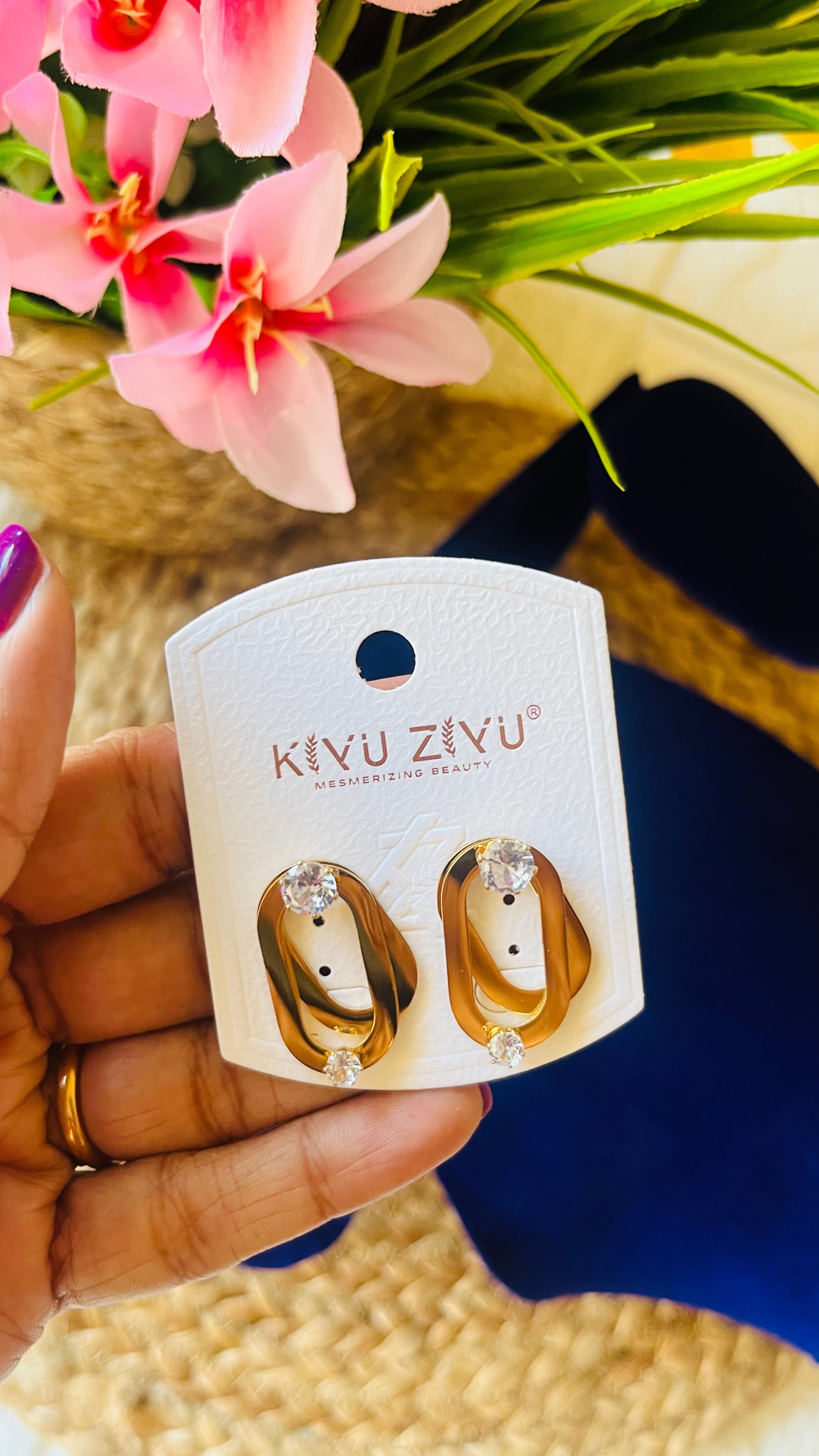 Anti tarnish Earring