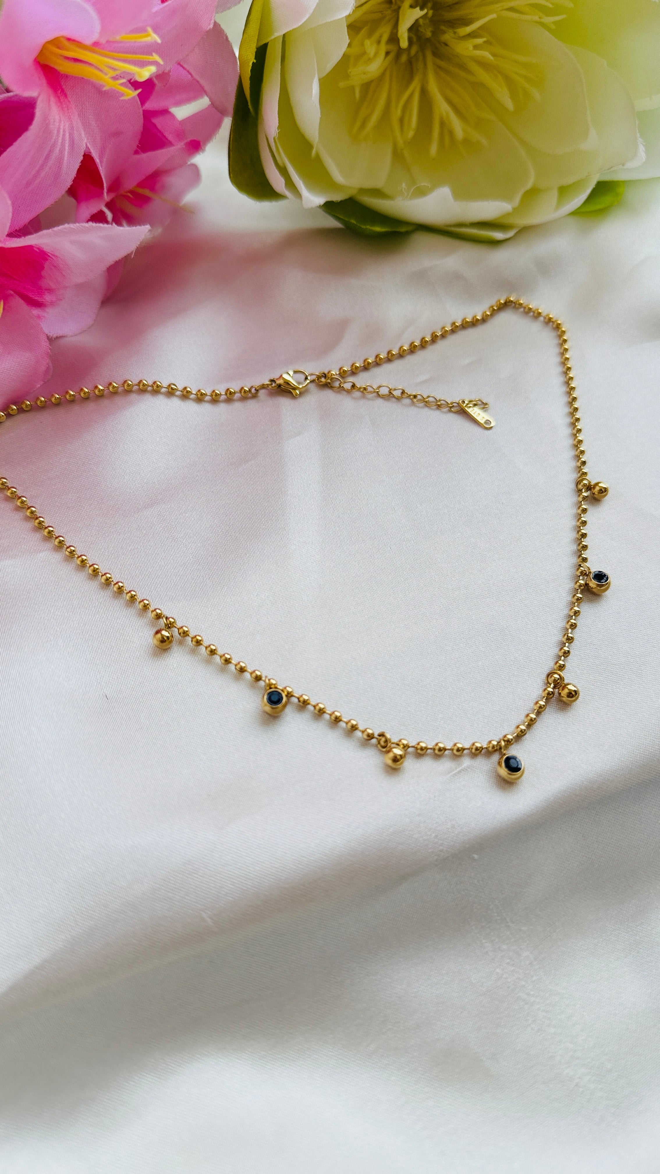 Mystic Drops Anti tarnish stainless steel neck Chain RJ153