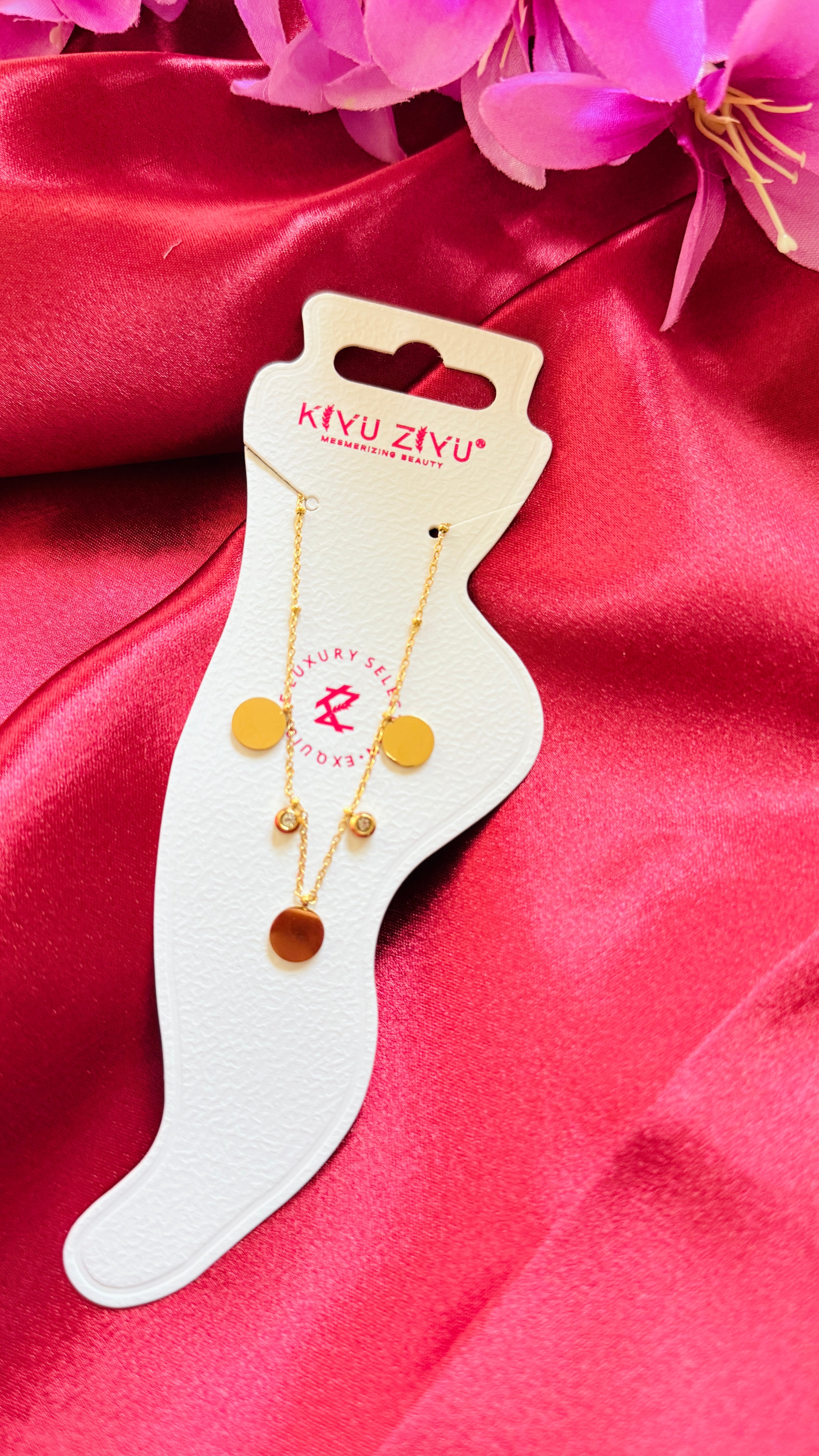 Coin Anti tarnish anklets(single feet)RJ101