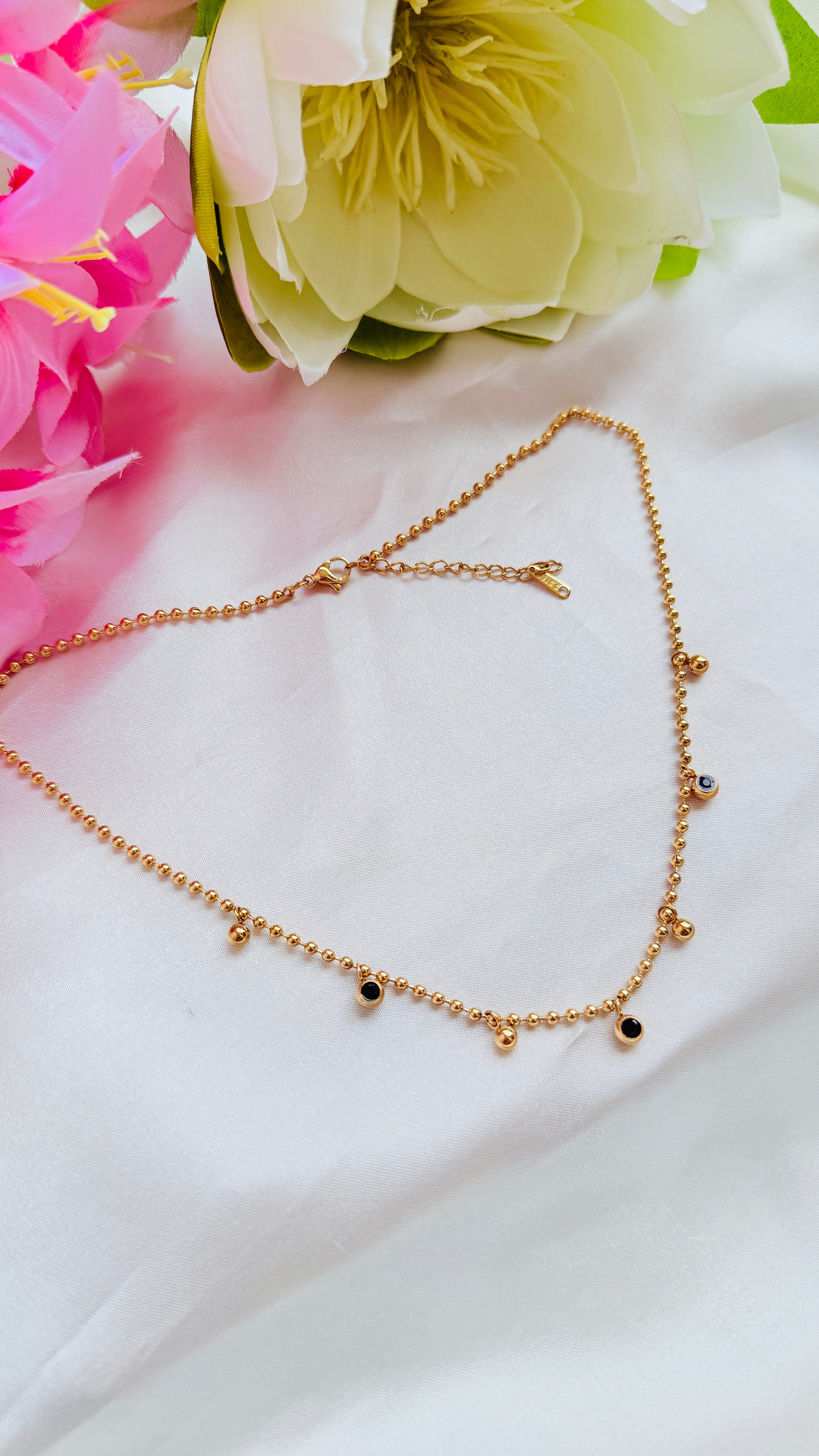 Mystic Drops Anti tarnish stainless steel neck Chain RJ153