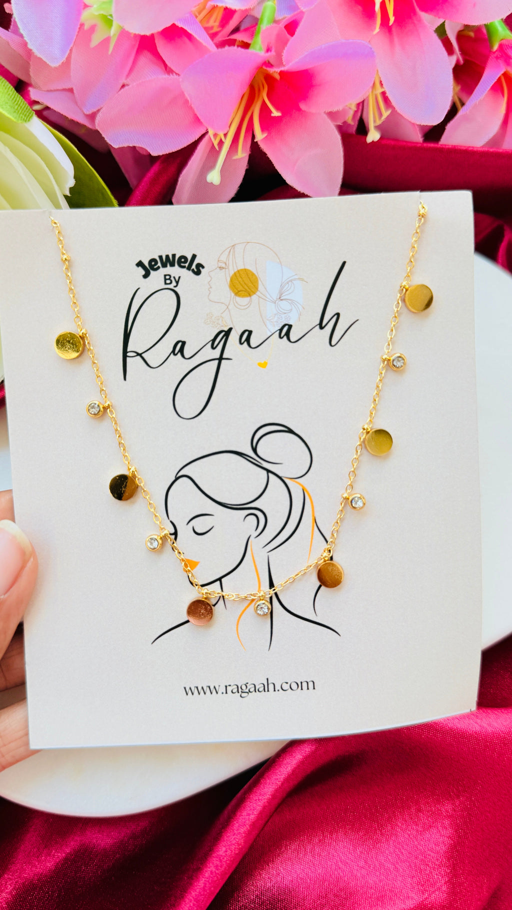 Circle of Light Anti Tarnish Necklace RJ244