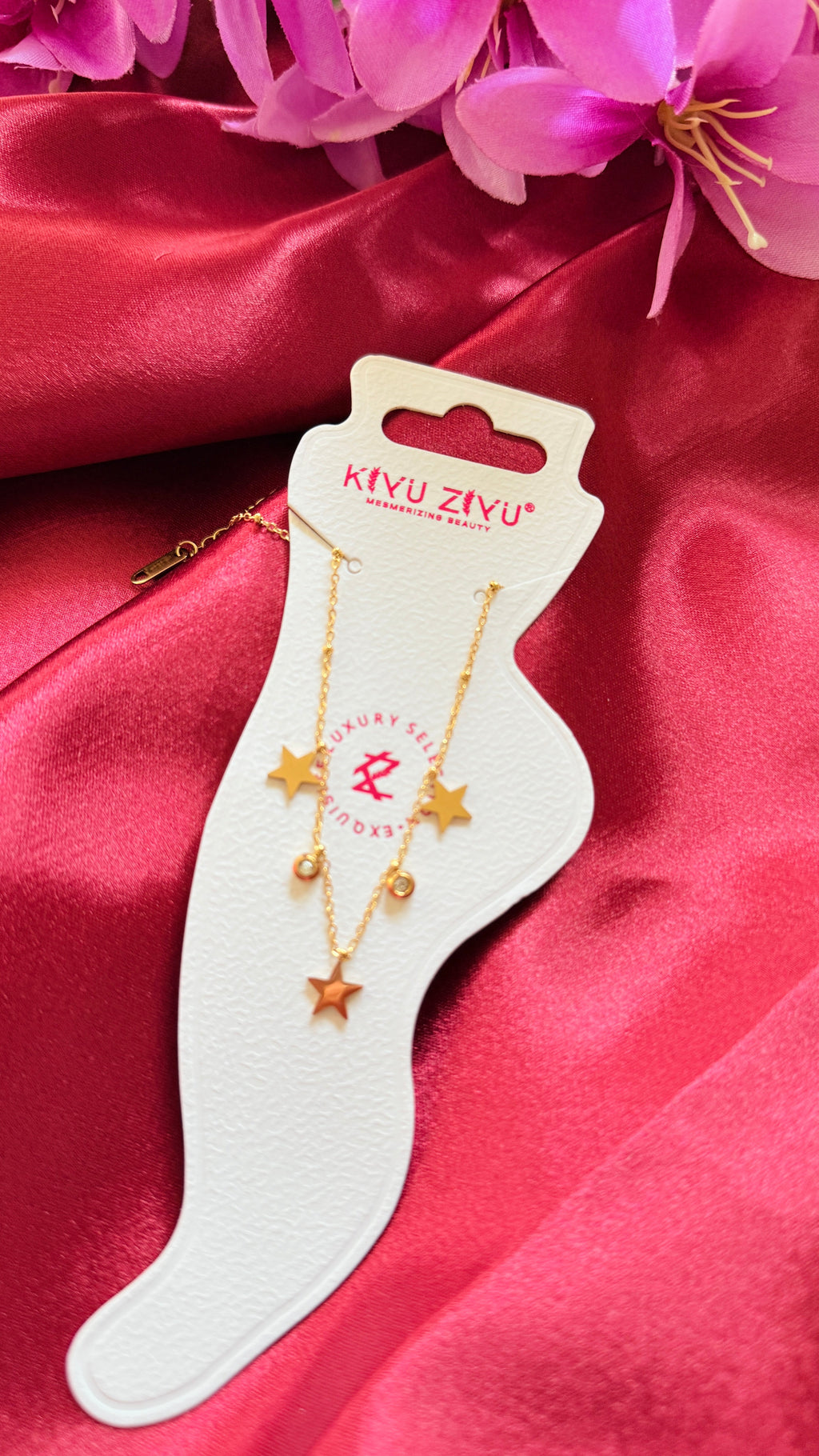 Twinkle Anti tarnish anklets(single feet)RJ100