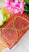 Sachin Loop Gold Plated Anklets RJ412