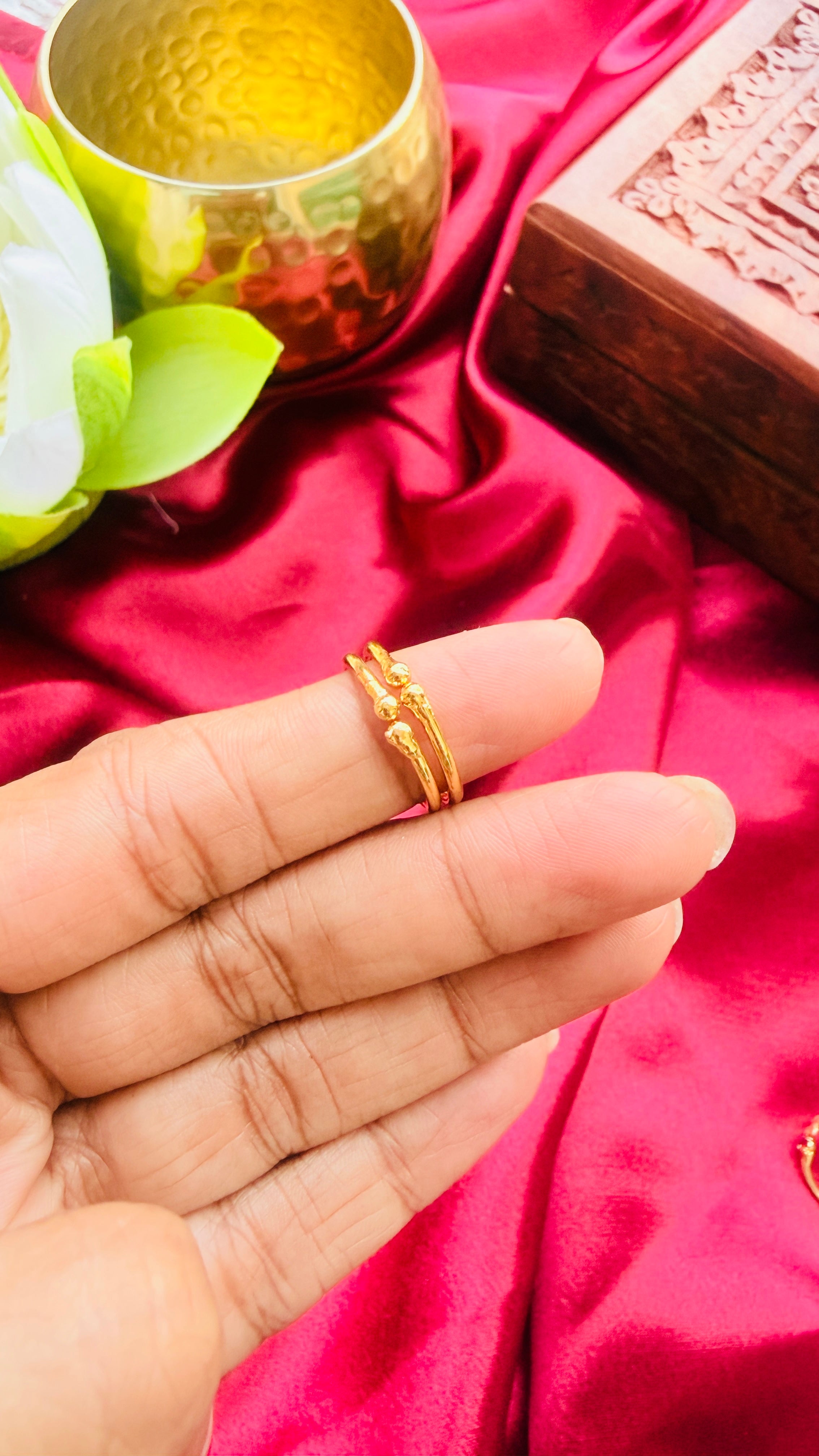 Simple Adjustable Toe Ring RJ340