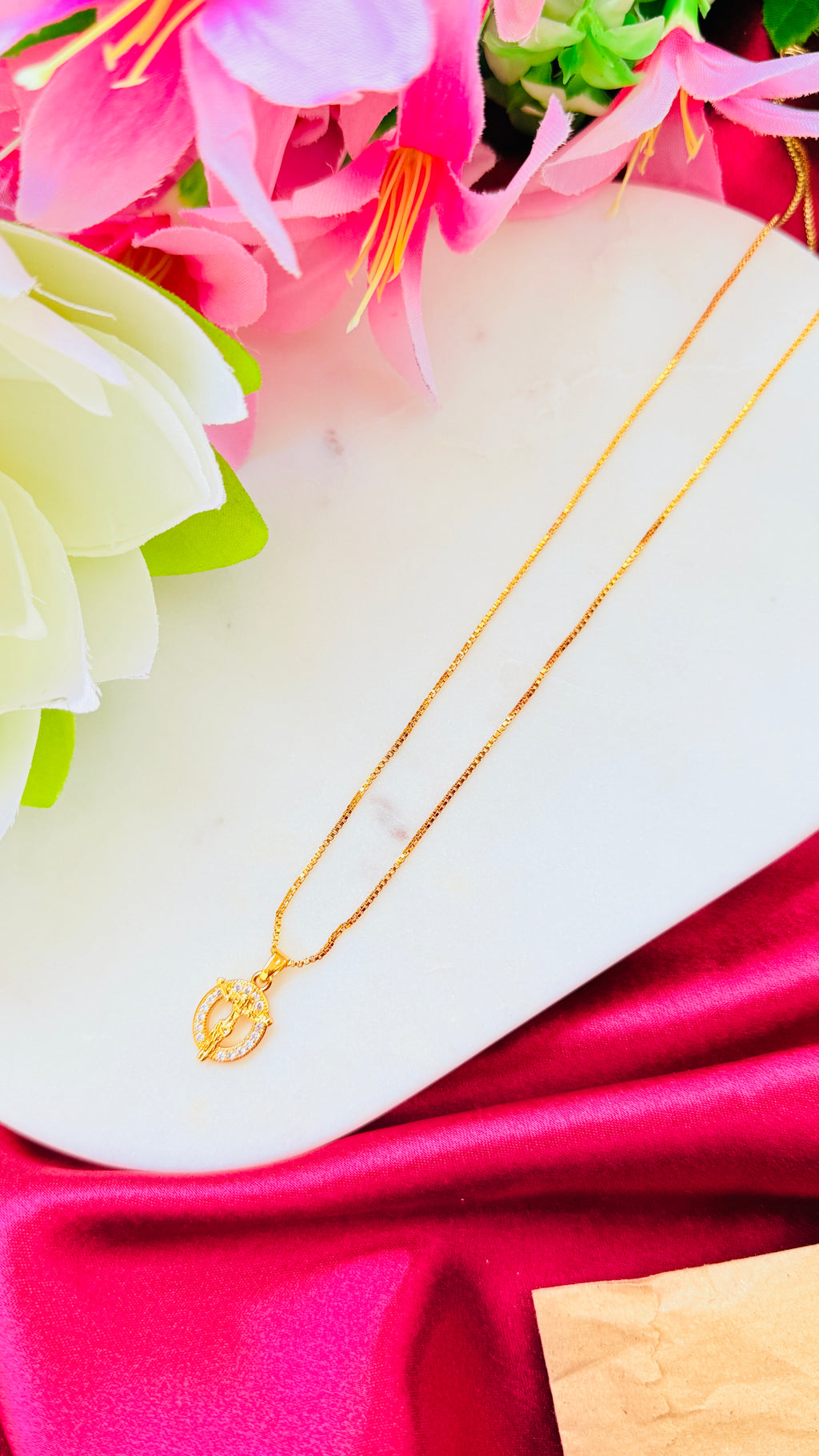 Jesus Diamond Pendant with Box Chain RJ271