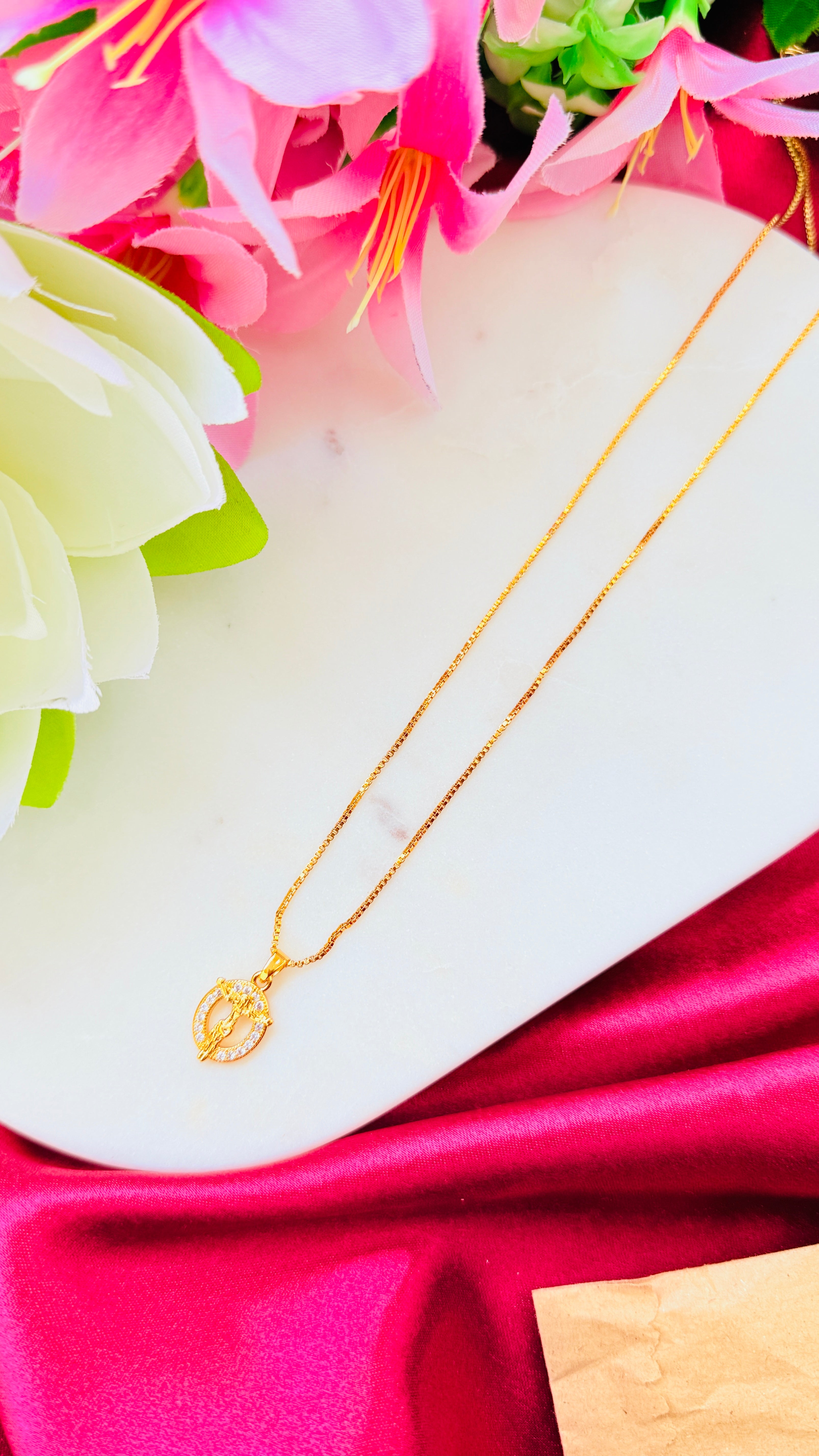 Jesus Diamond Pendant with Box Chain RJ271