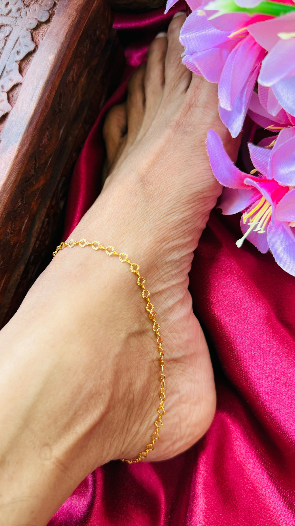 Twinkle Ring Thin Anklets RJ248