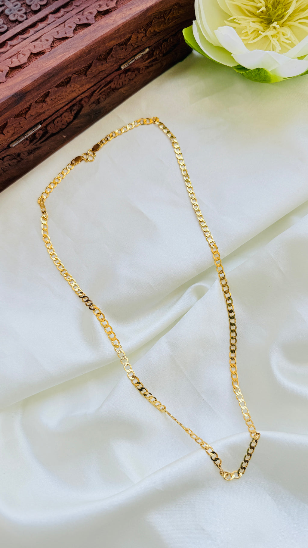 Loose  Sachin Gold Plated Daily Wear Chain RJ320