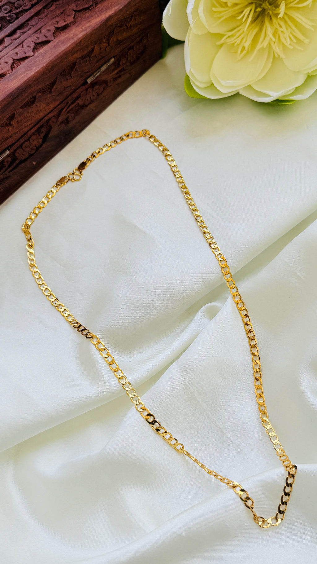 Loose  Sachin Gold Plated Daily Wear Chain RJ320