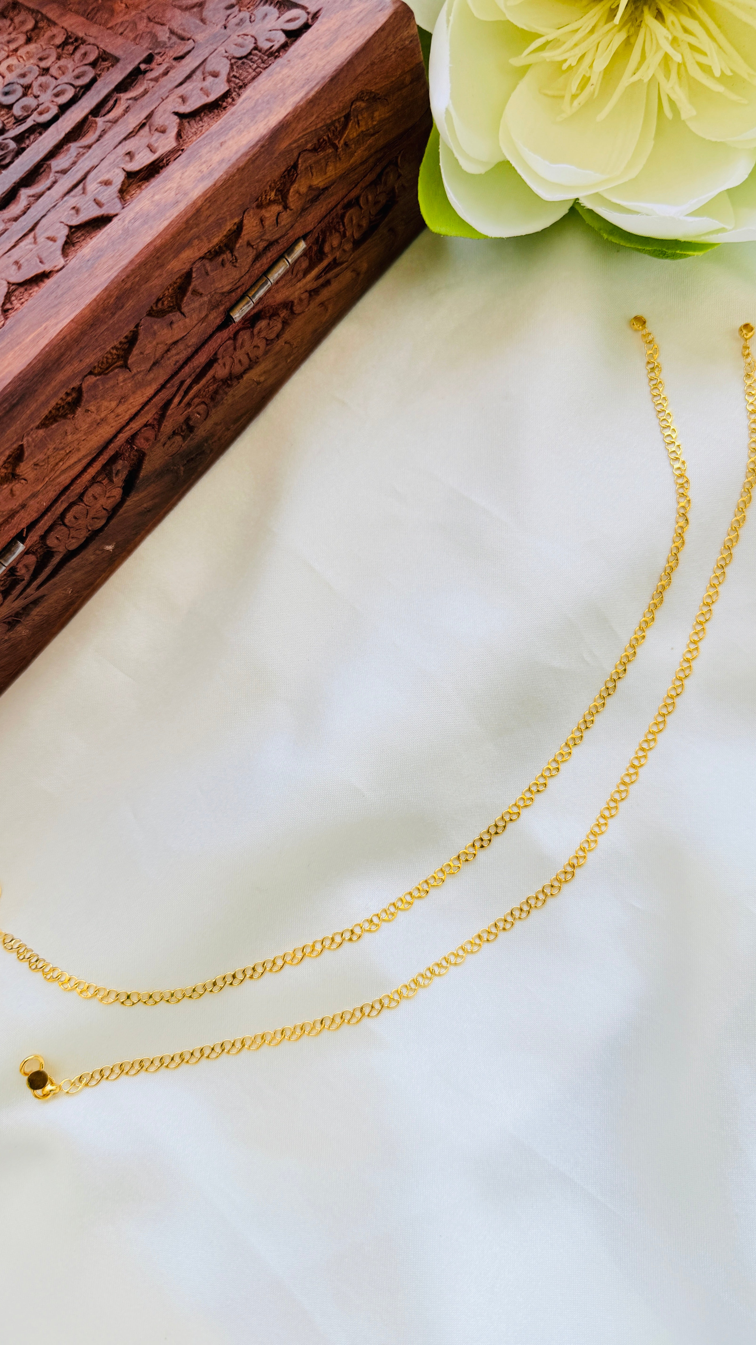 Tiny Stars Gold Plated Anklets RJ313