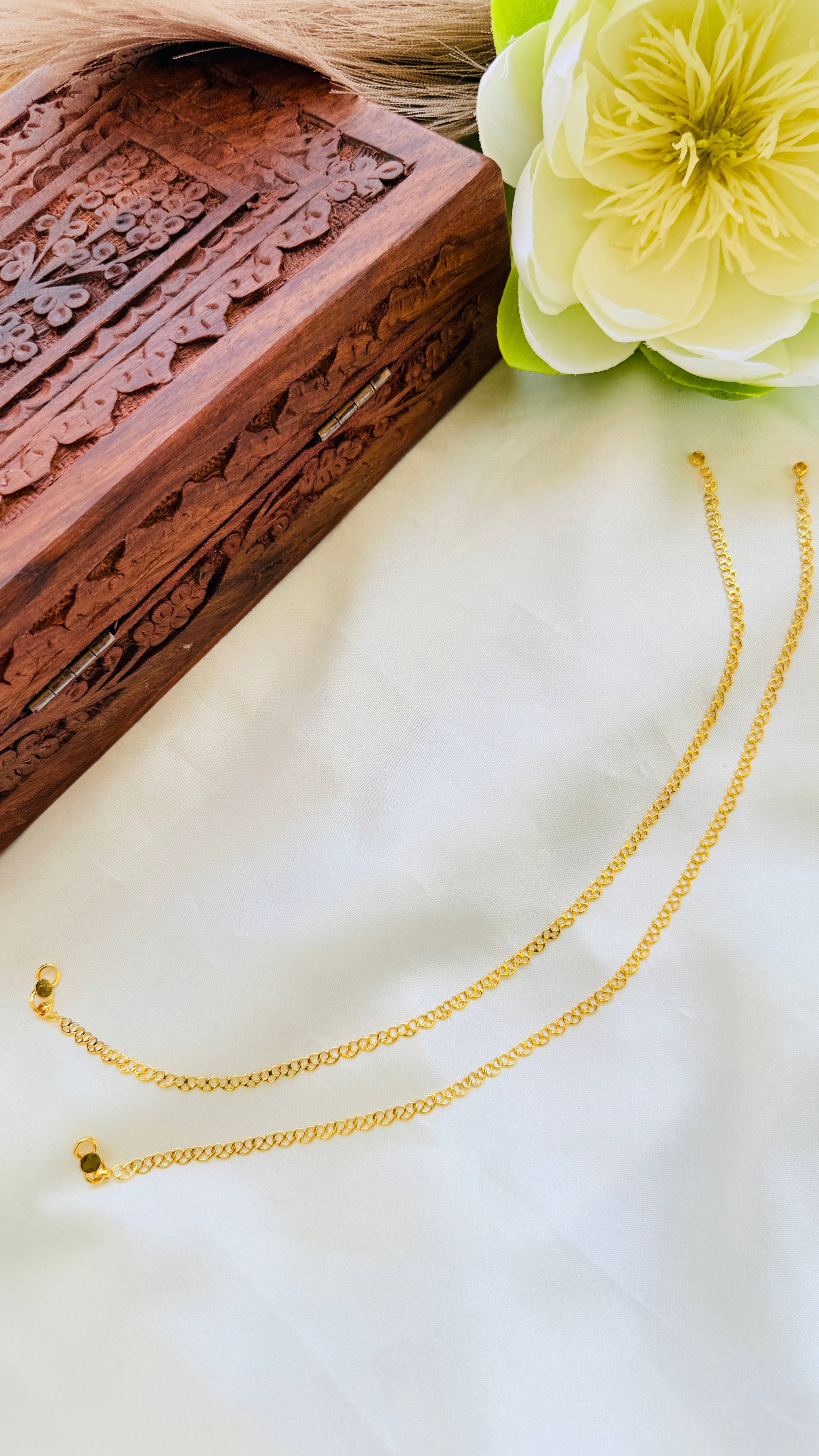 Tiny Stars Gold Plated Anklets RJ313