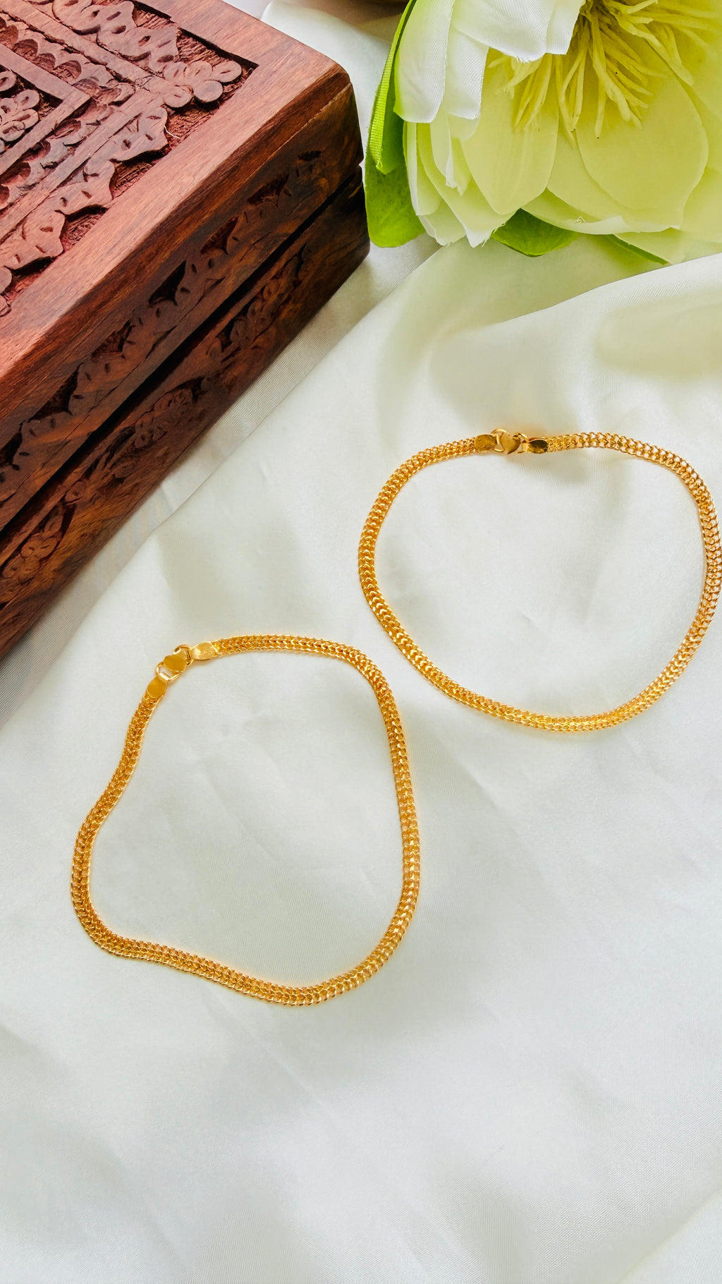 Renkonadi Gold Plated Anklets RJ373