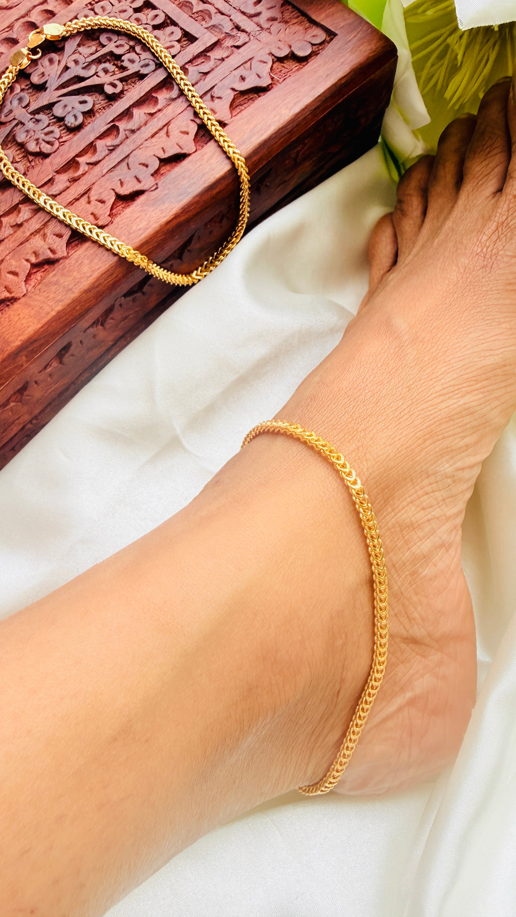 Minnimini Gold Plated Anklets RJ326