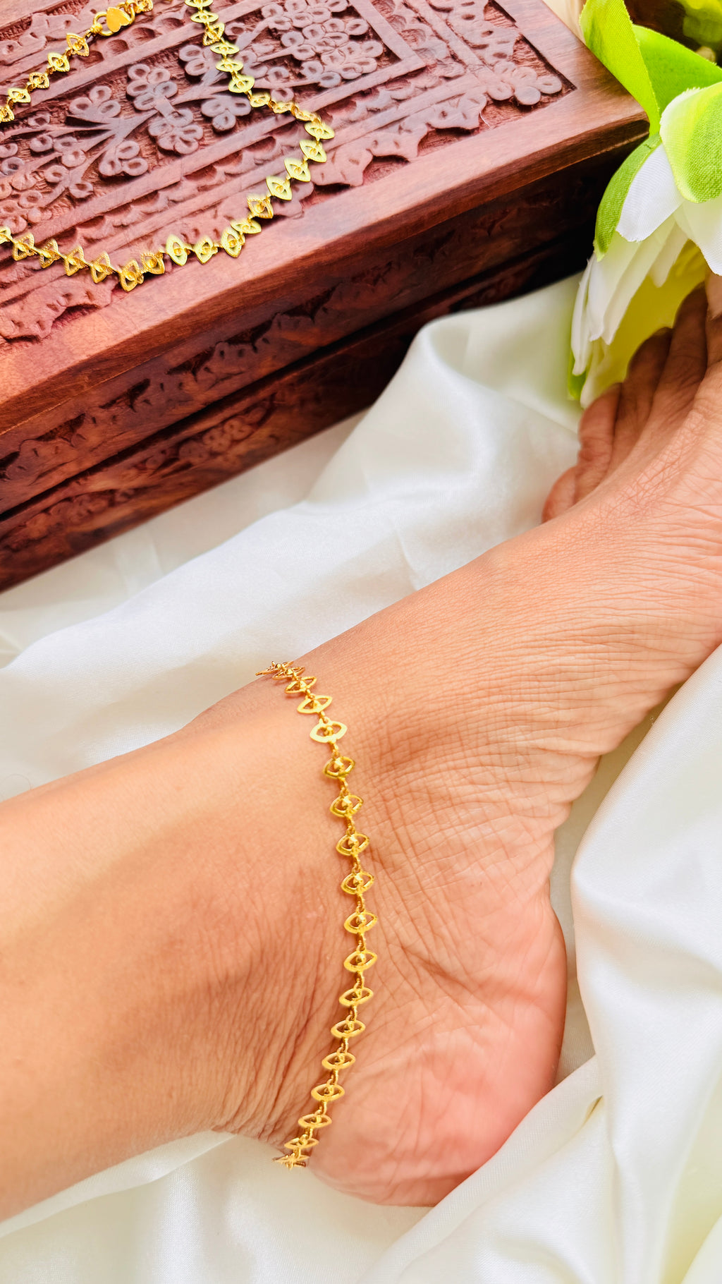 Mizhi Gold Plated Anklets RJ324