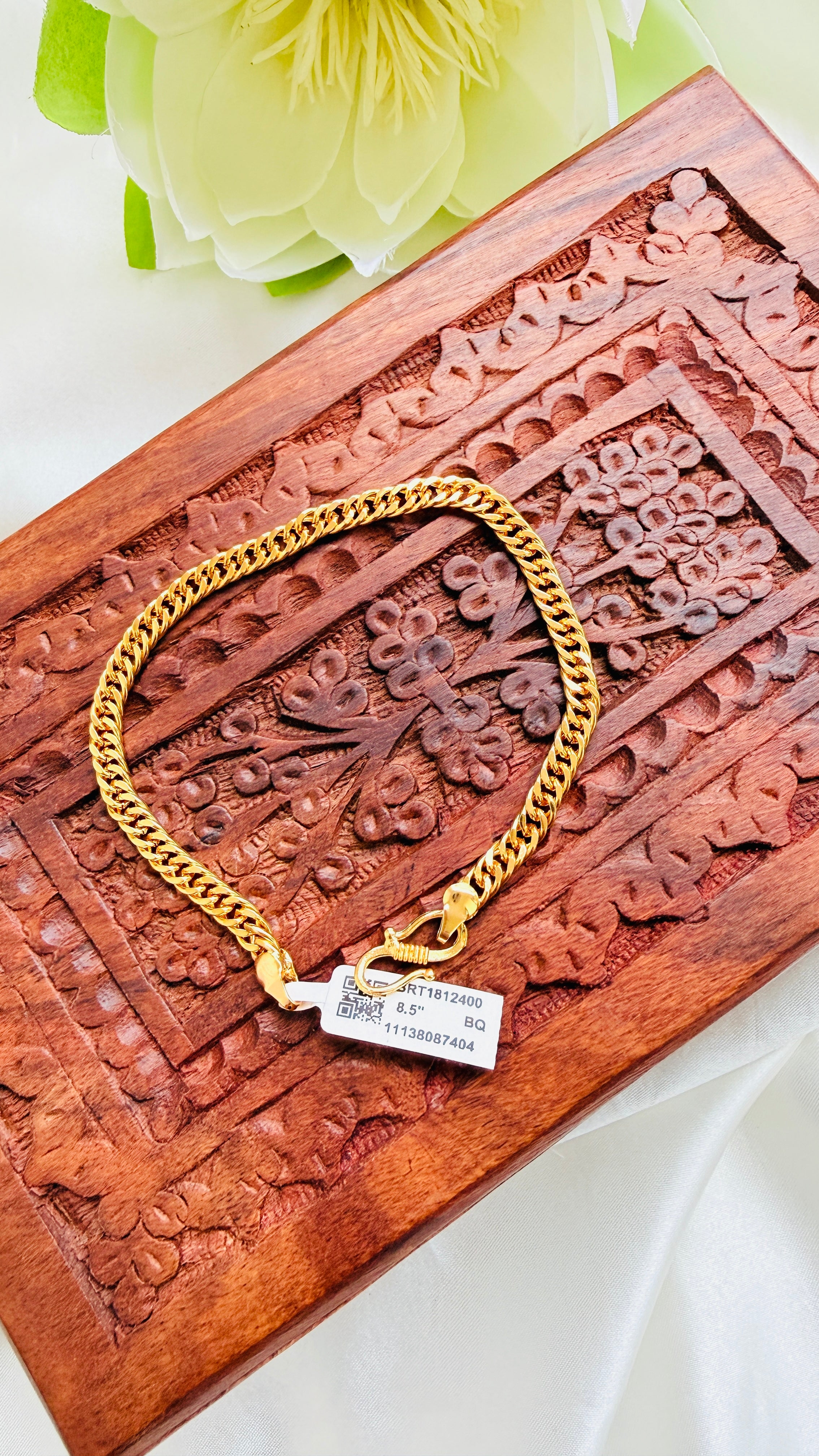 Braided Thin Loop Gold Plated Bracelets RJ348