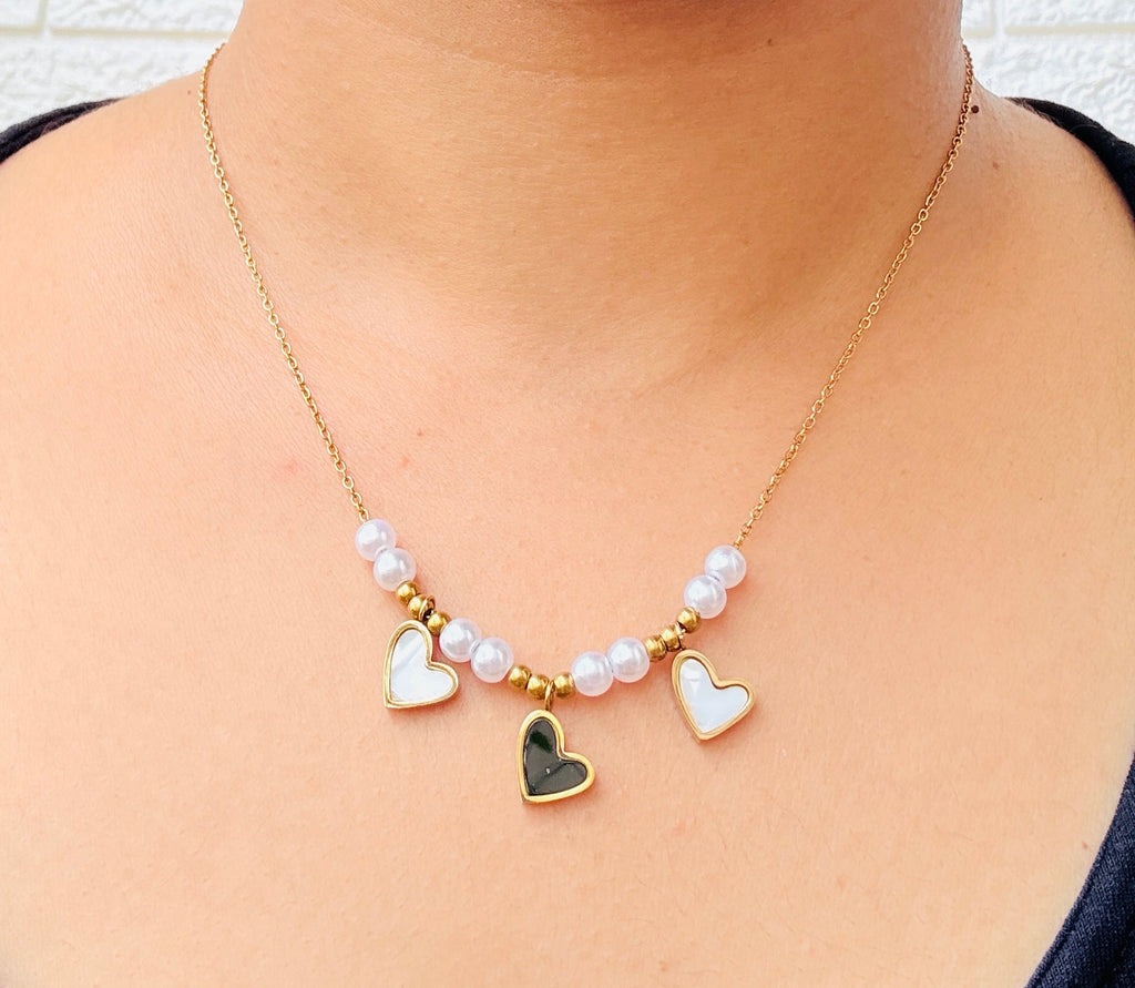 Pearlie Anti tarnish stainless steel neck Chain RJ87