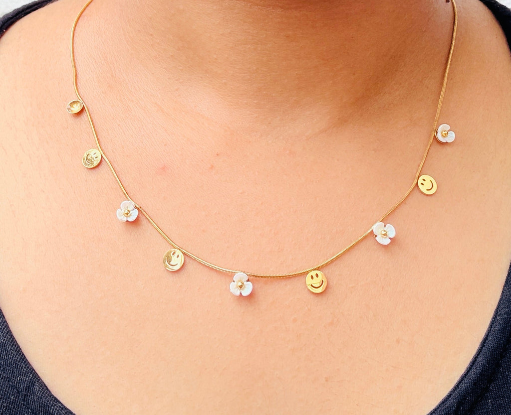 Giggles Anti tarnish stainless steel neck Chain RJ89