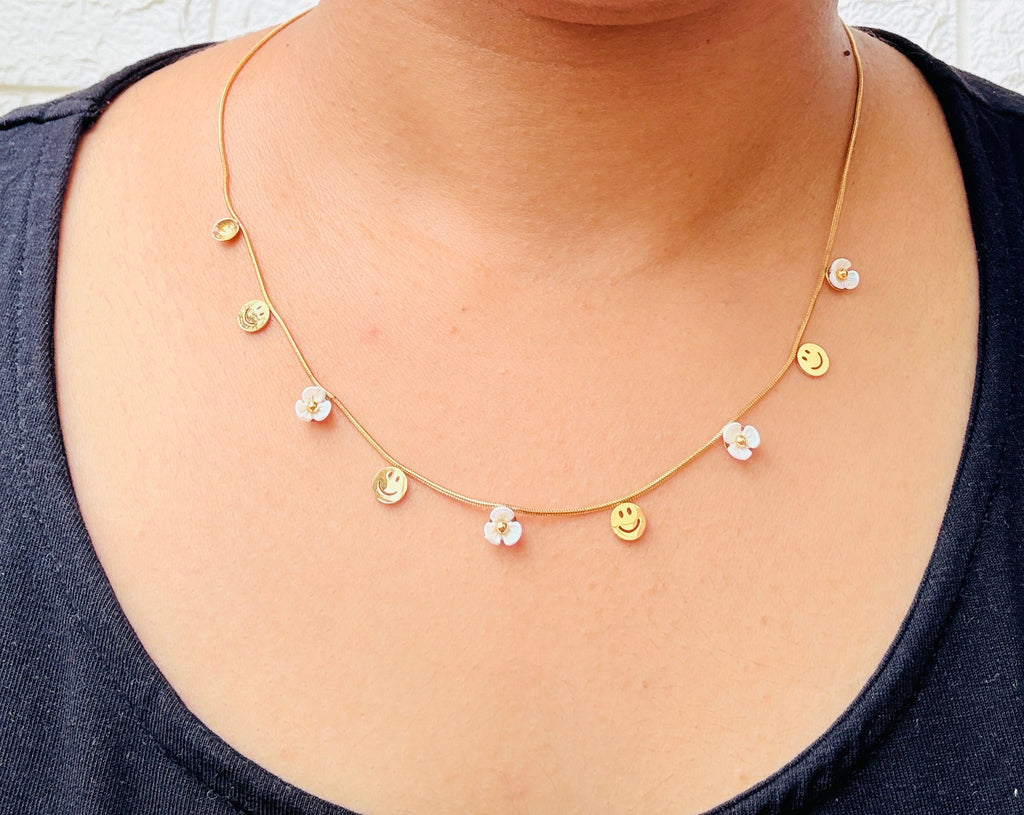 Giggles Anti tarnish stainless steel neck Chain RJ89