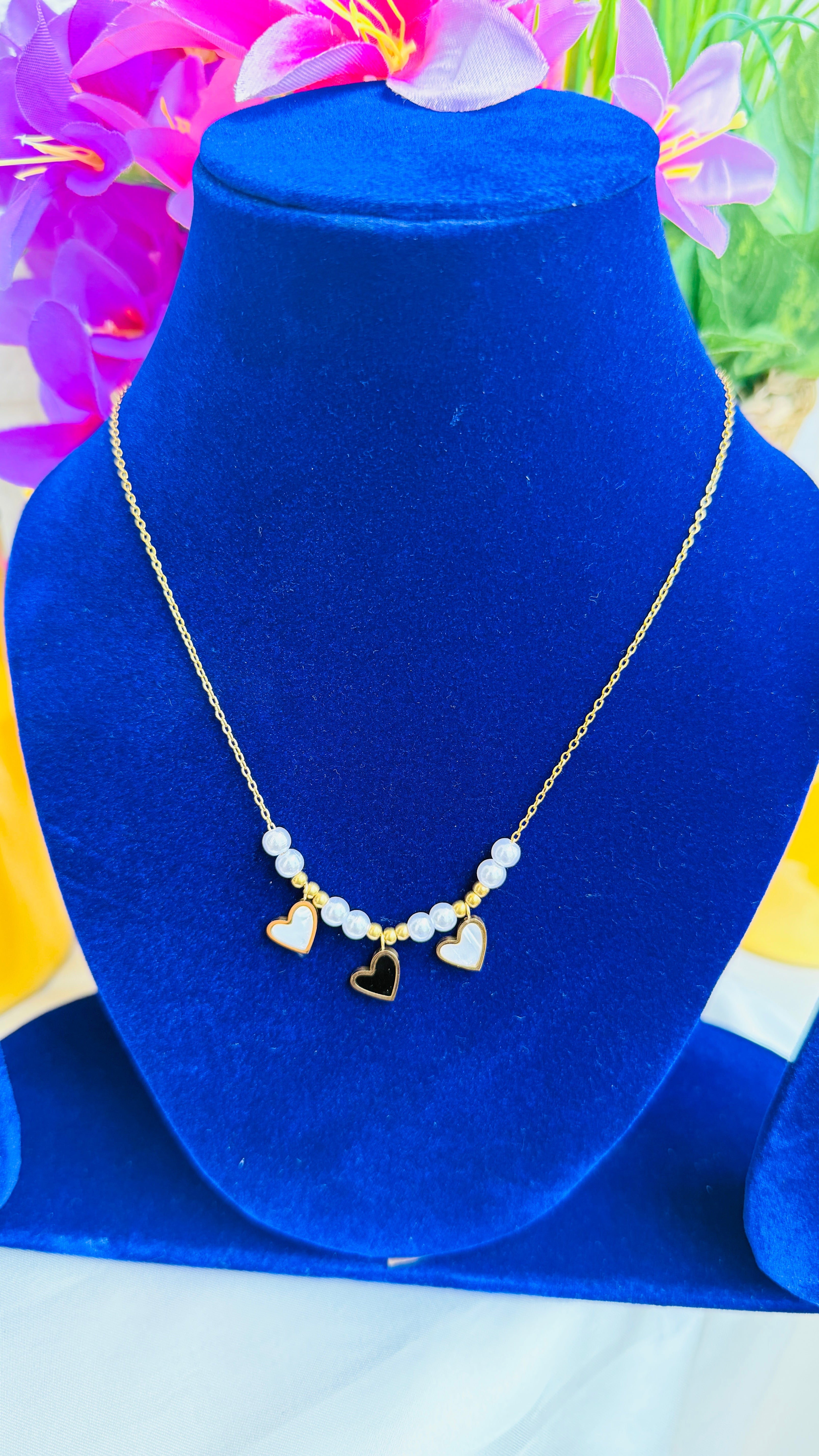 Pearlie Anti tarnish stainless steel neck Chain RJ87