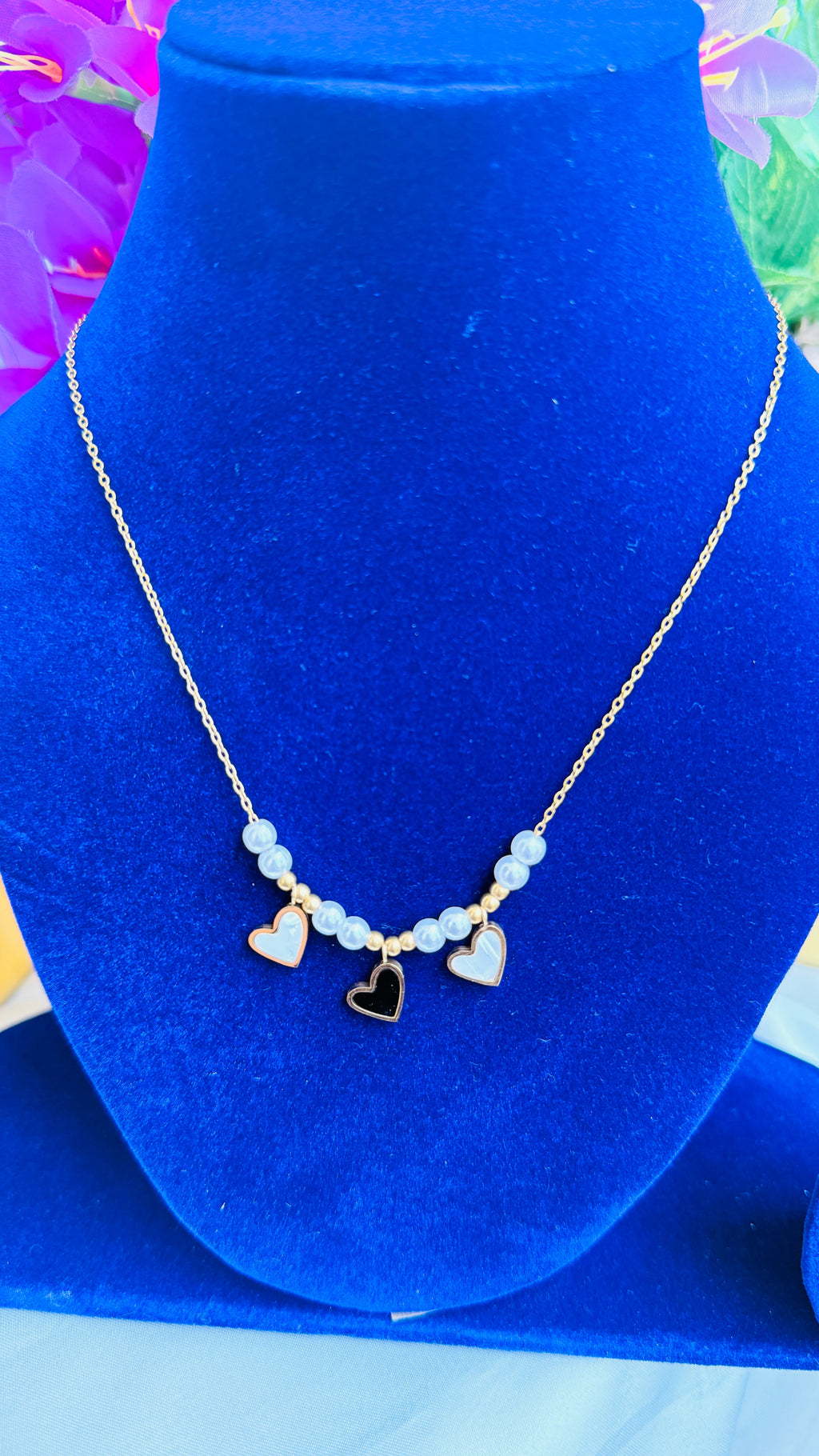 Pearlie Anti tarnish stainless steel neck Chain RJ87