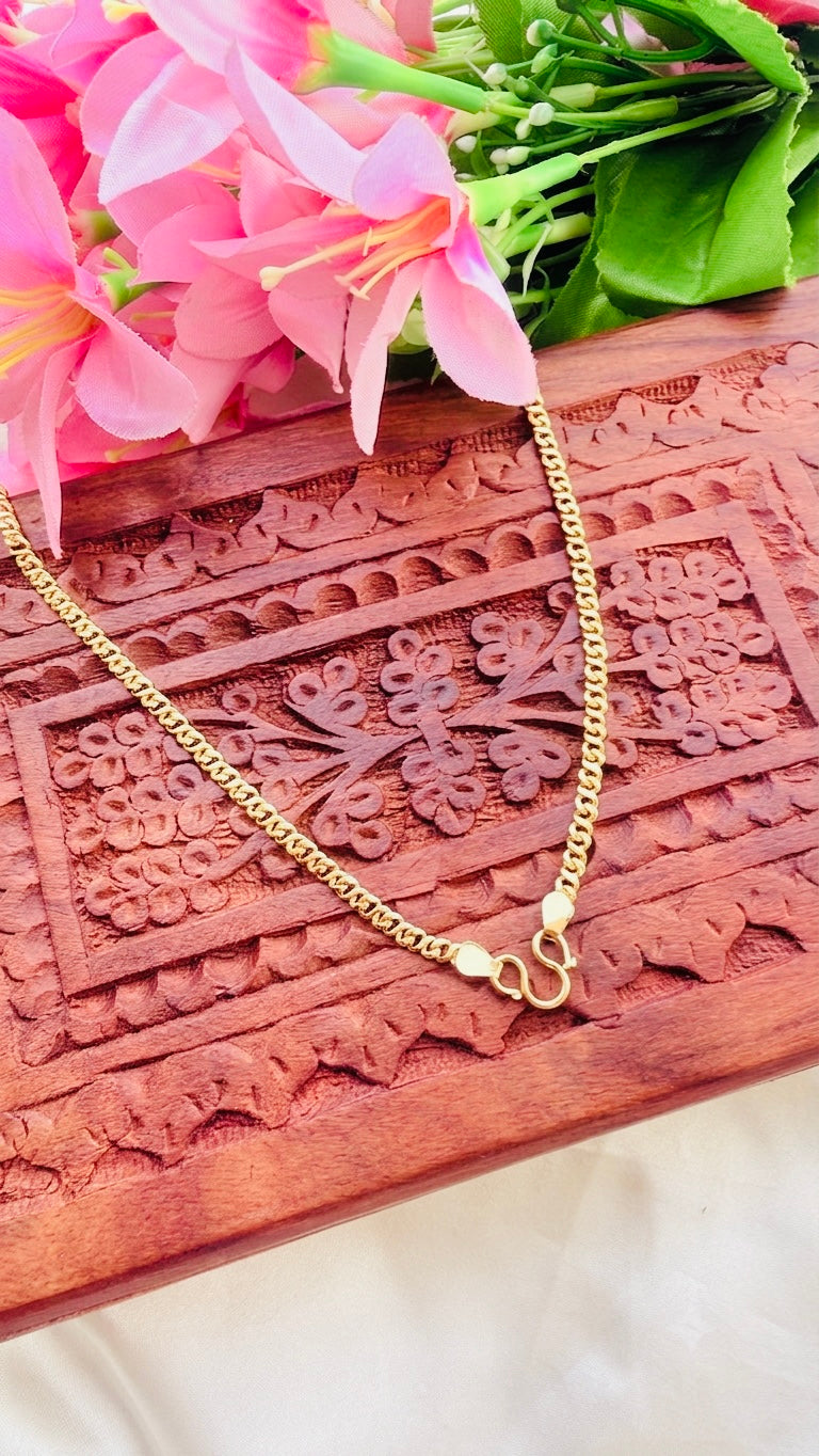 Daily Aura Gold Plated Daily Wear Chain RJ323