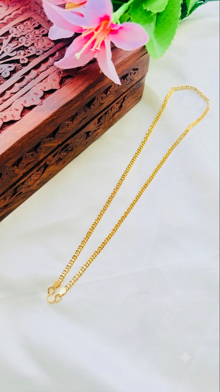 Daily Aura Gold Plated Daily Wear Chain RJ323