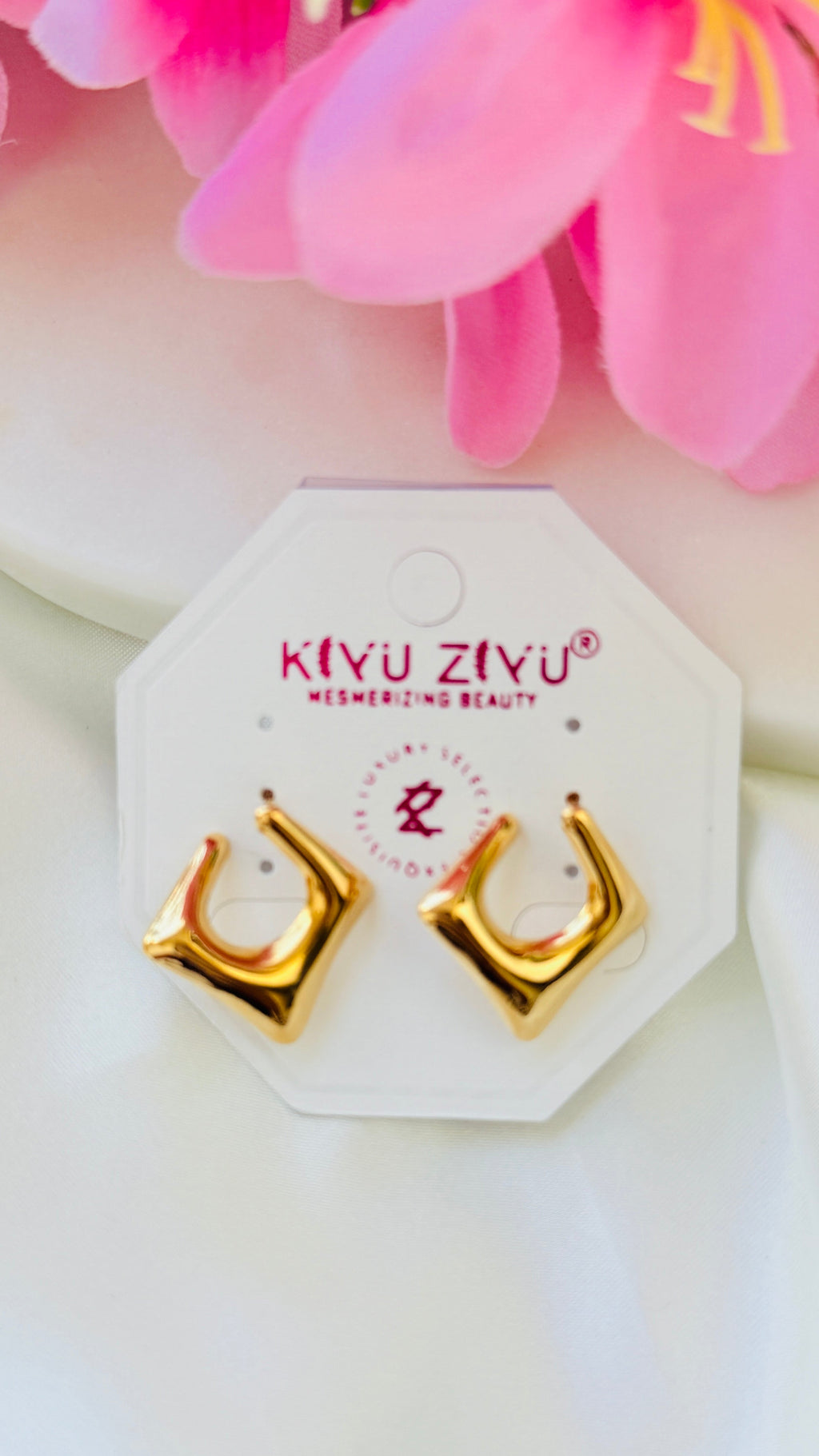 Bold Twist  Anti tarnish stainless Earrings RJ161