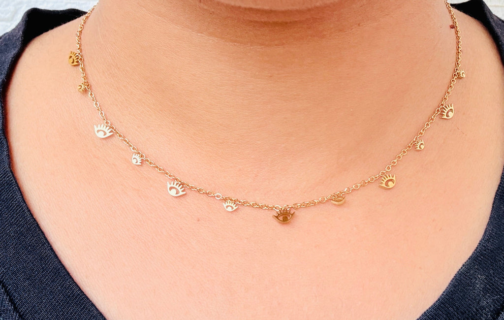 Tiny Guard Anti tarnish stainless steel neck Chain RJ213