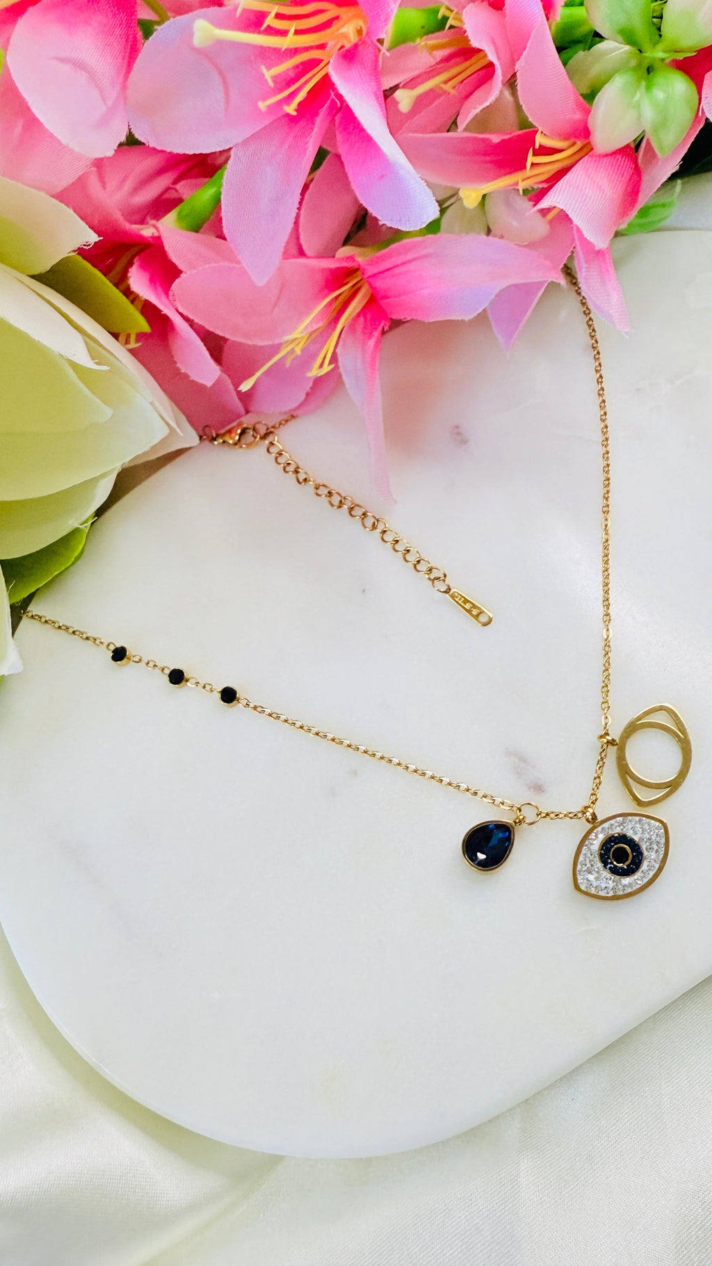 The Aura Guard Anti tarnish stainless steel neck Chain RJ218