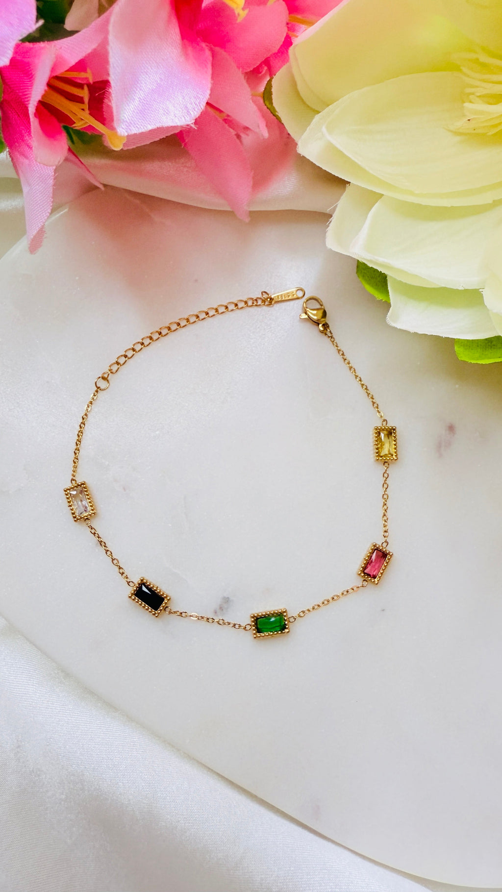 Terrace Bloom Charm Anti Tarnish Bracelets RJ228