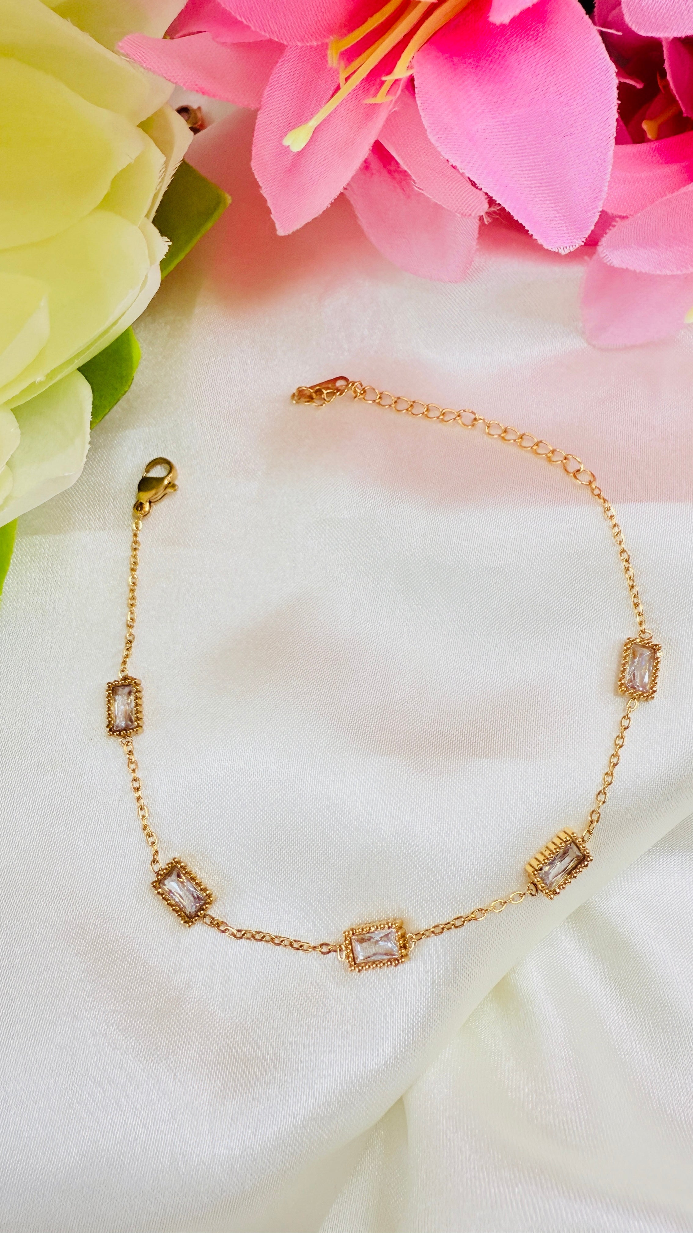 Terrace Bloom Charm Anti Tarnish Bracelets RJ228